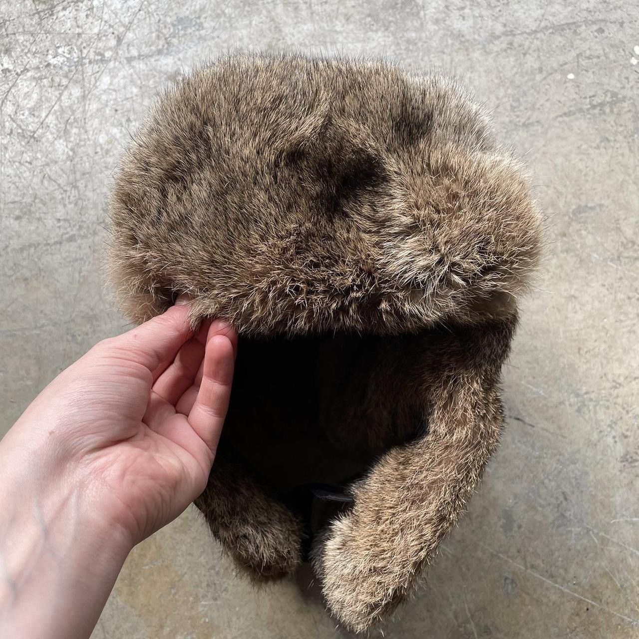 cool rabbit fur Colombia sportswear trapper hat size m