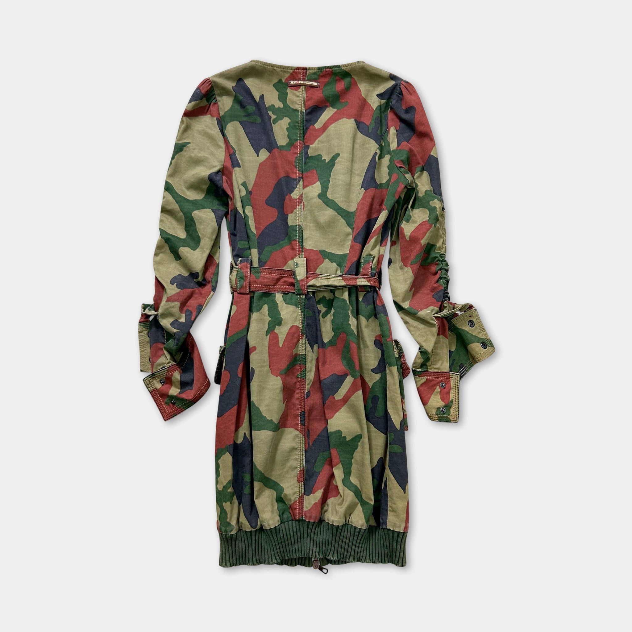 Jean Paul Gaultier Jean Paul Gaultier Camouflage Cargo Vest Dress S/M 2000s Size S / US 4 / IT 40 - 6 Thumbnail
