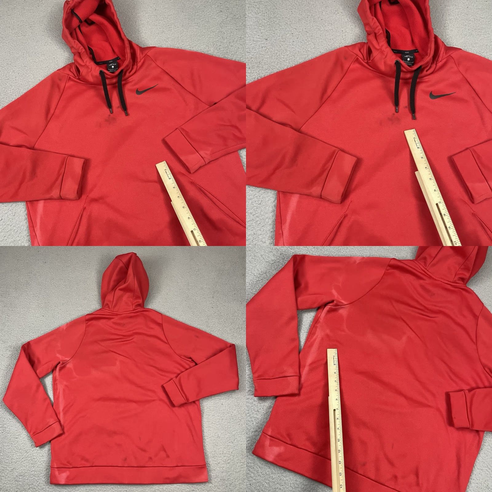 Nike Nike Sweatshirt Mens L Red Pullover Dry Fit Black Tag Activewear Casual Hoodie L Size US L / EU 52-54 / 3 - 8 Thumbnail
