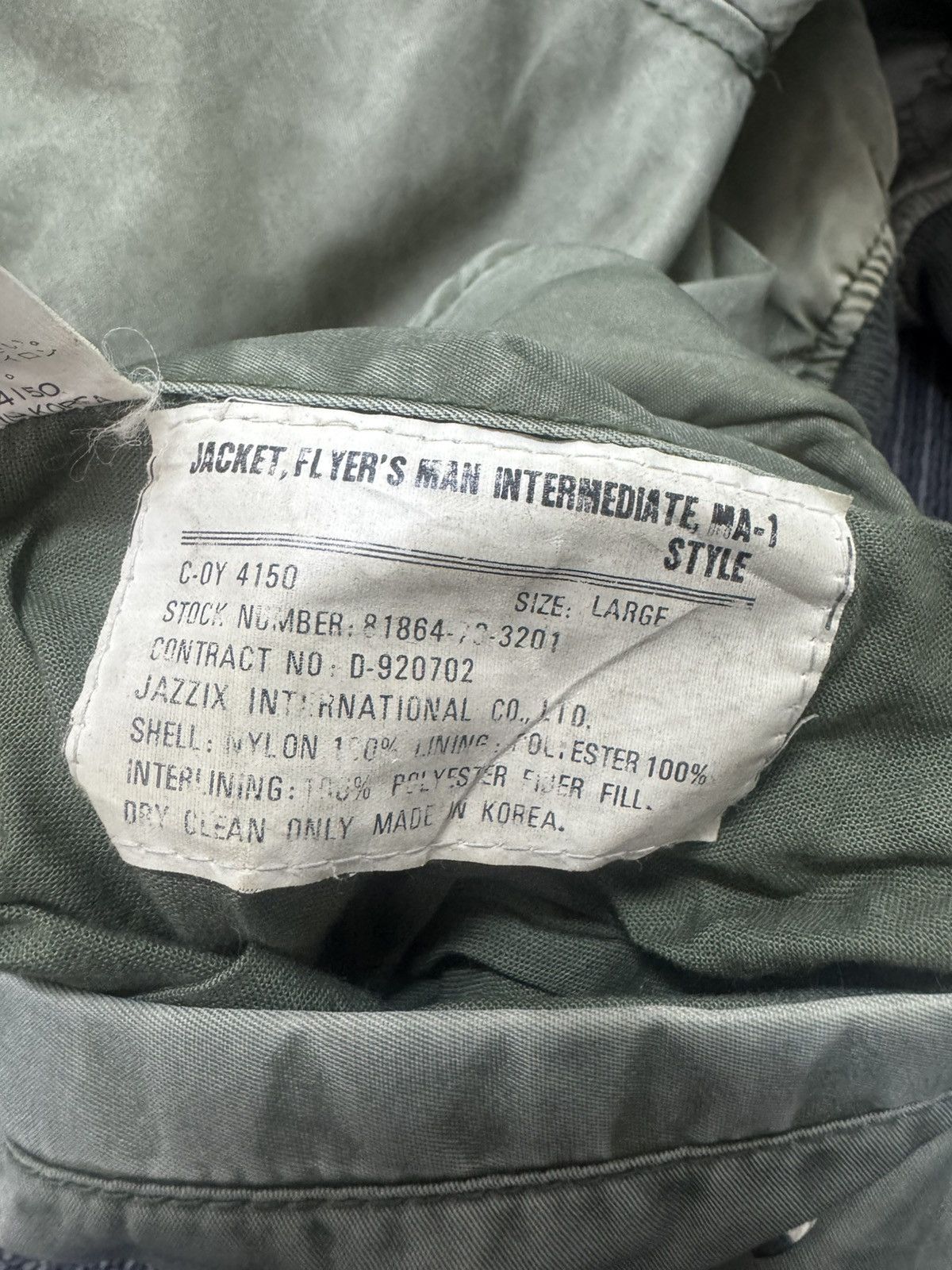 Japanese Brand Vintage MA-1 Bomber Jacket Size US L / EU 52-54 / 3 - 7 Thumbnail