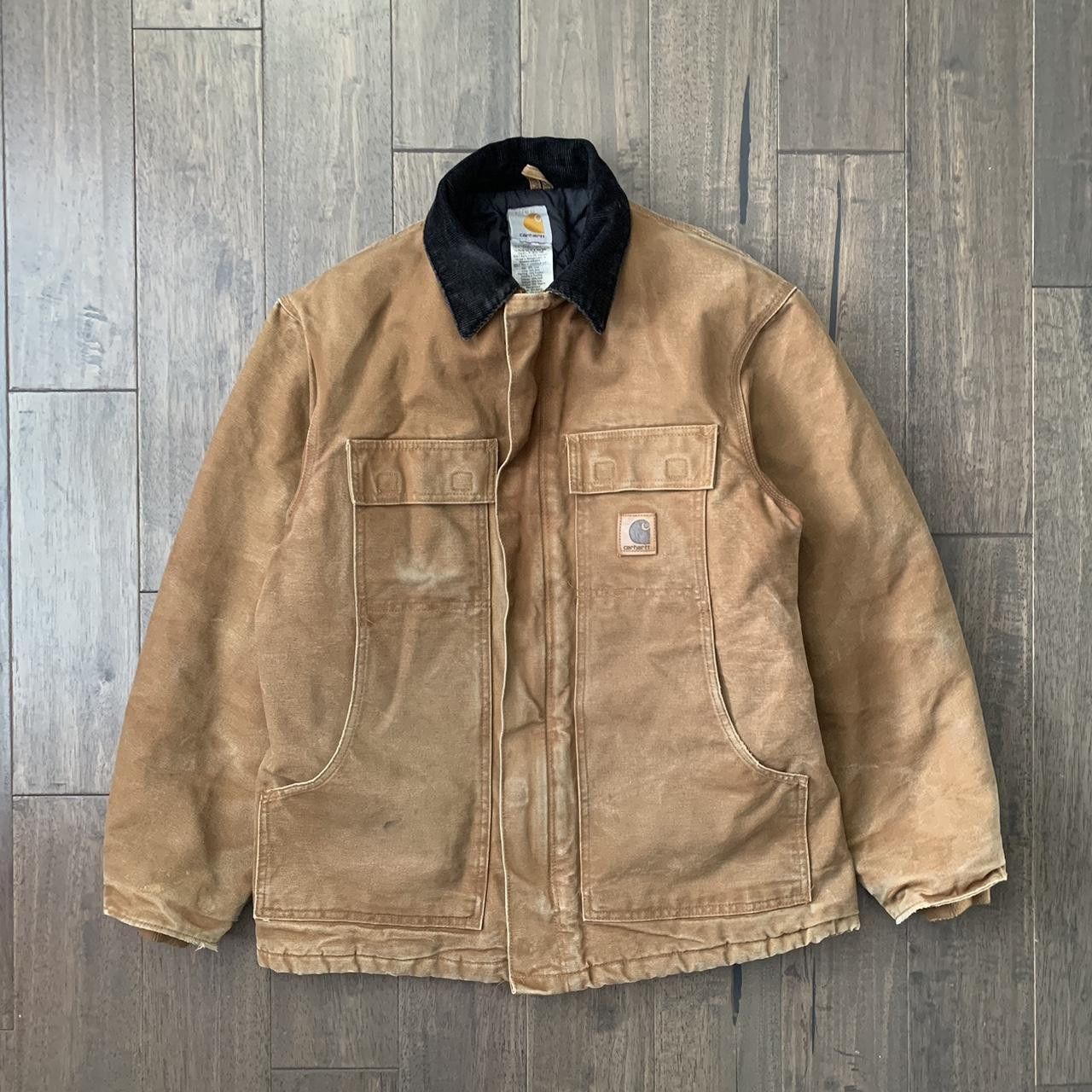 image of Carhartt Detroit Insulated Jacket in Brown, Men's (Size Medium)