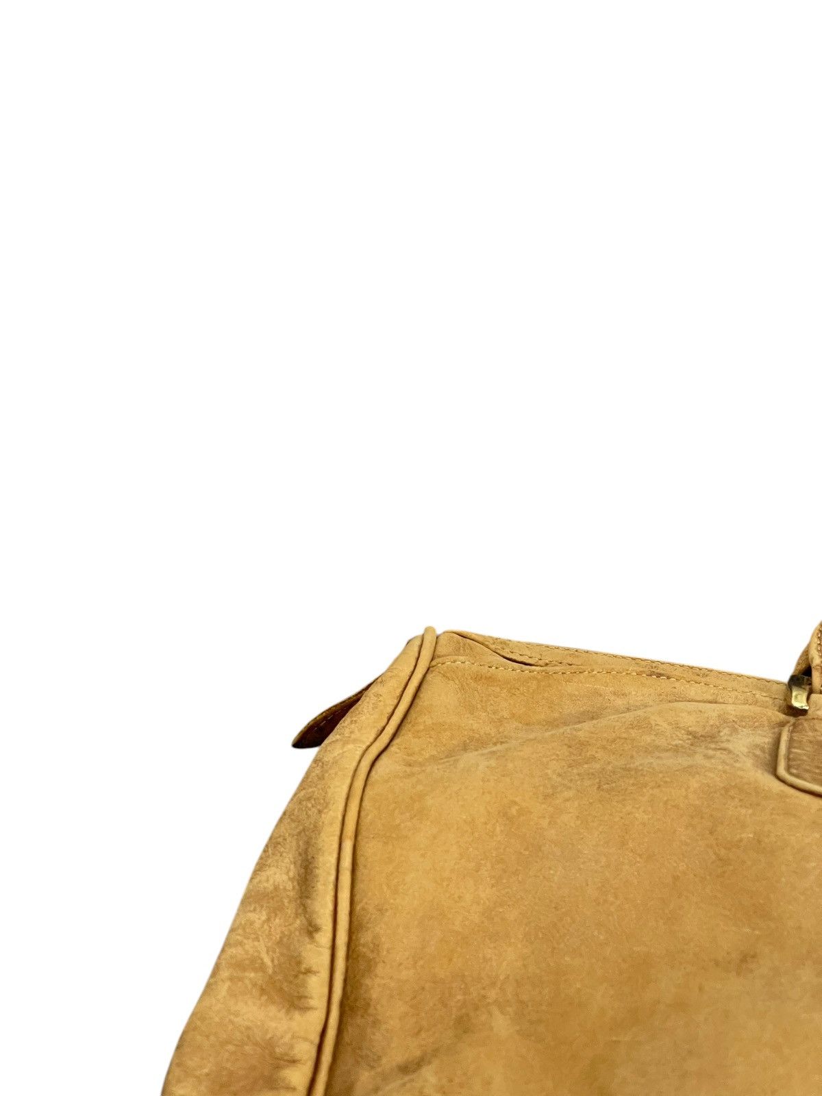 Genuine Leather Full Leather Patina Unknown Japan Vtg 80s Duffle Bag 1🟩6 Size ONE SIZE - 20 Thumbnail