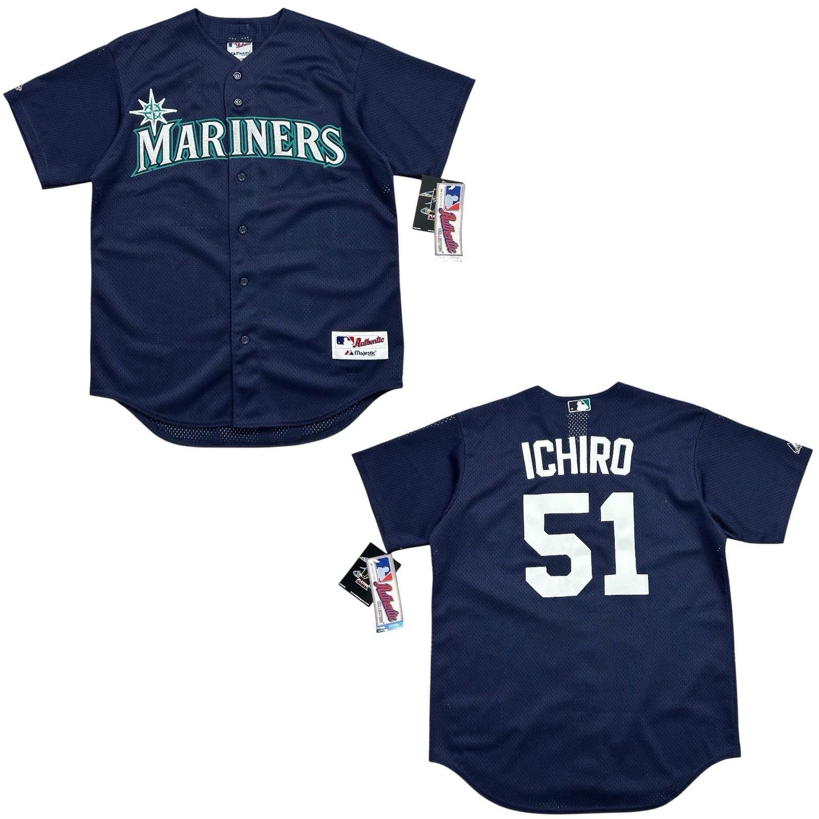 デッドストック MLB MARINERS 51 ICHIRO Jersey