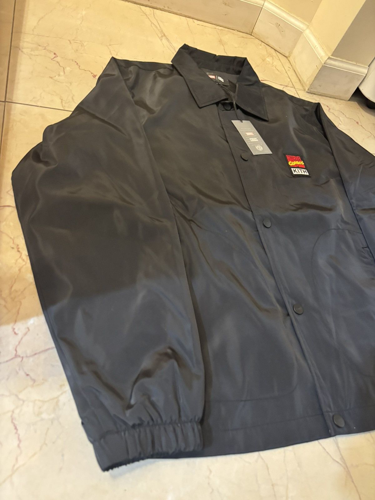 Kith Marvel Kith Comics Coaches Jacket Black Size US S / EU 44-46 / 1 - 5 Thumbnail