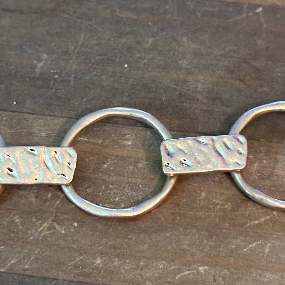 Other A new day hammered circle link statement necklace Size ONE SIZE - 4 Thumbnail