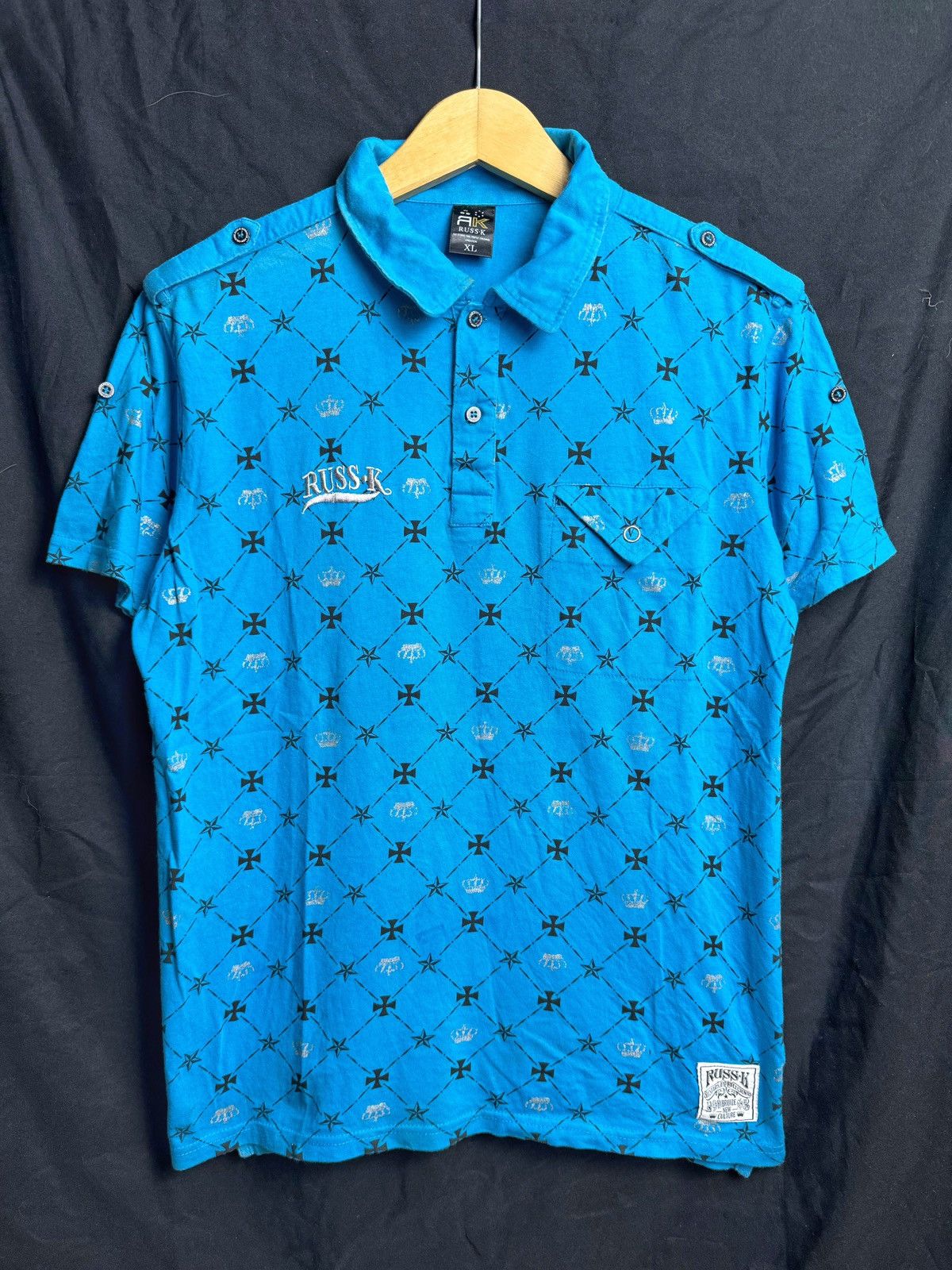 Hysteric Glamour × If Six Was Nine × Japanese Brand Japanese Russk Hybridize New Culture Polo Shirt Size US M / EU 48-50 / 2 - 1 Thumbnail