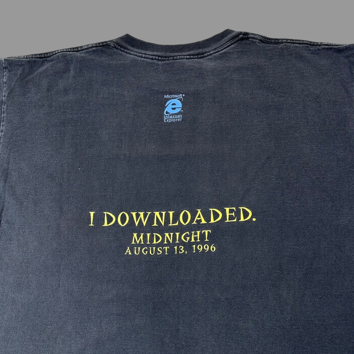Vintage Vintage 1990s internet explorer tshirt Size US XL / EU 56 / 4 - 5 Thumbnail