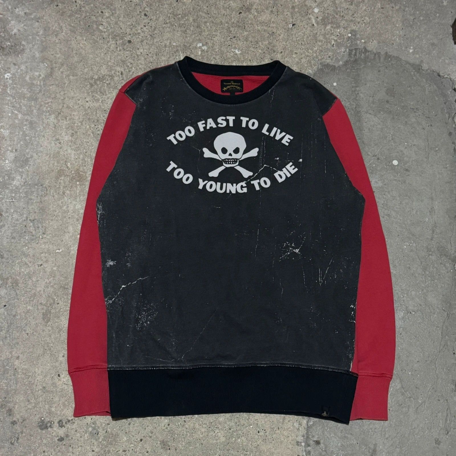 Vivienne Westwood Vintage Vivienne Vestwood “too fast to live ” sweatshirt Size US L / EU 52-54 / 3 - 1 Thumbnail