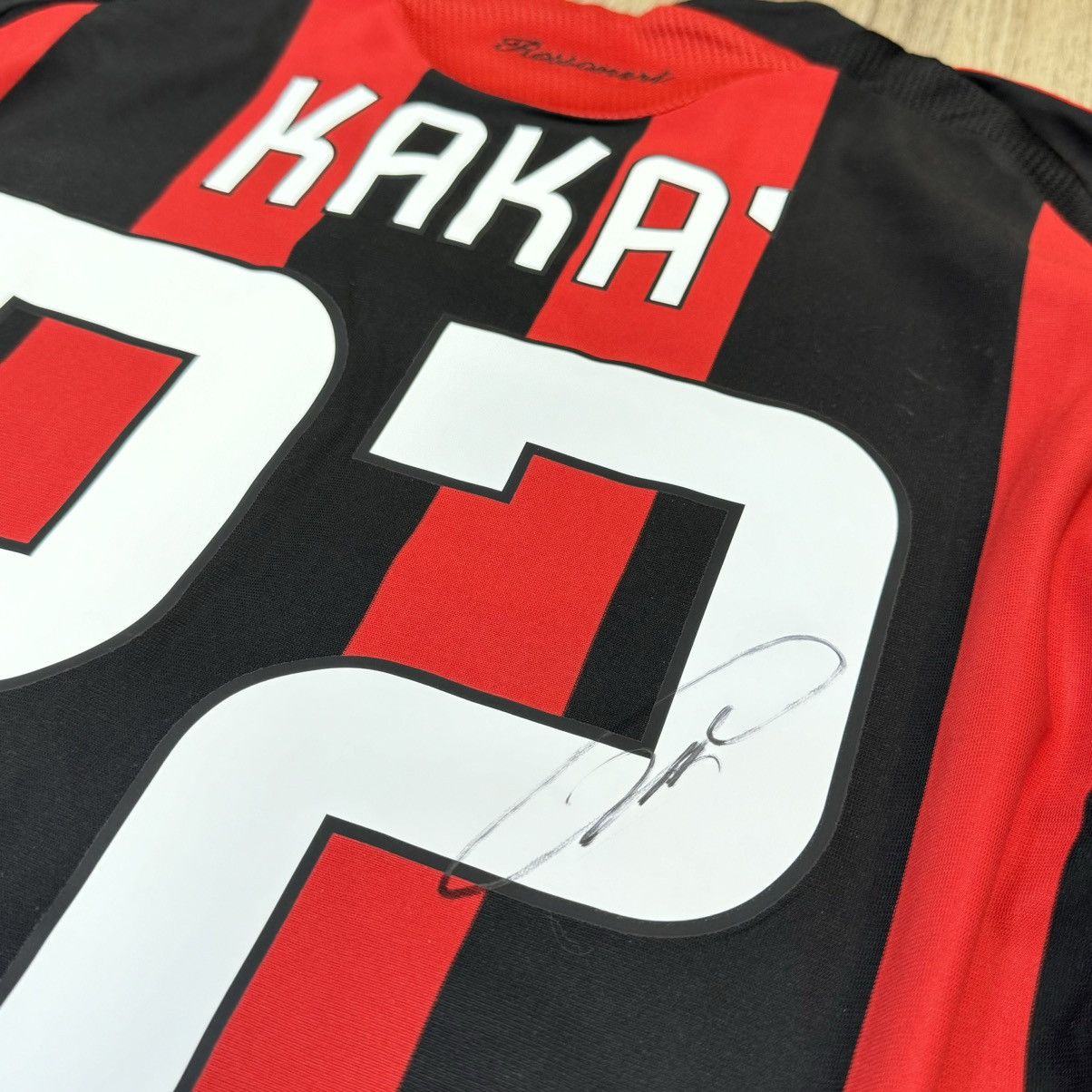 Adidas AC Milan 08/09 longsleeves signed home shirt #22 Kaka Size US S / EU 44-46 / 1 - 5 Thumbnail