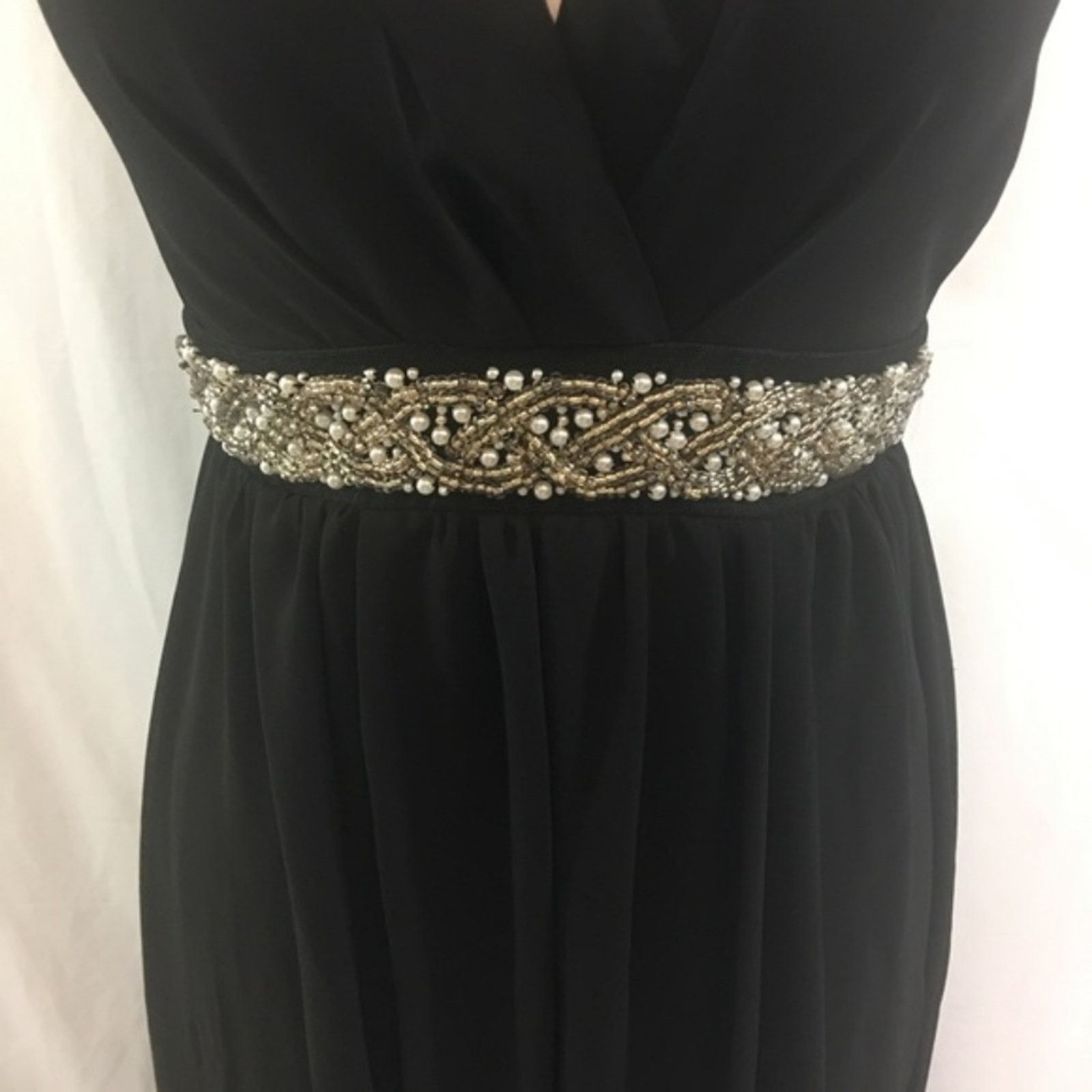 Asos ASOS Women's Deep V Neck Formal Maxi Dress Size US 0 Size XS / US 0-2 / IT 36-38 - 2 Thumbnail