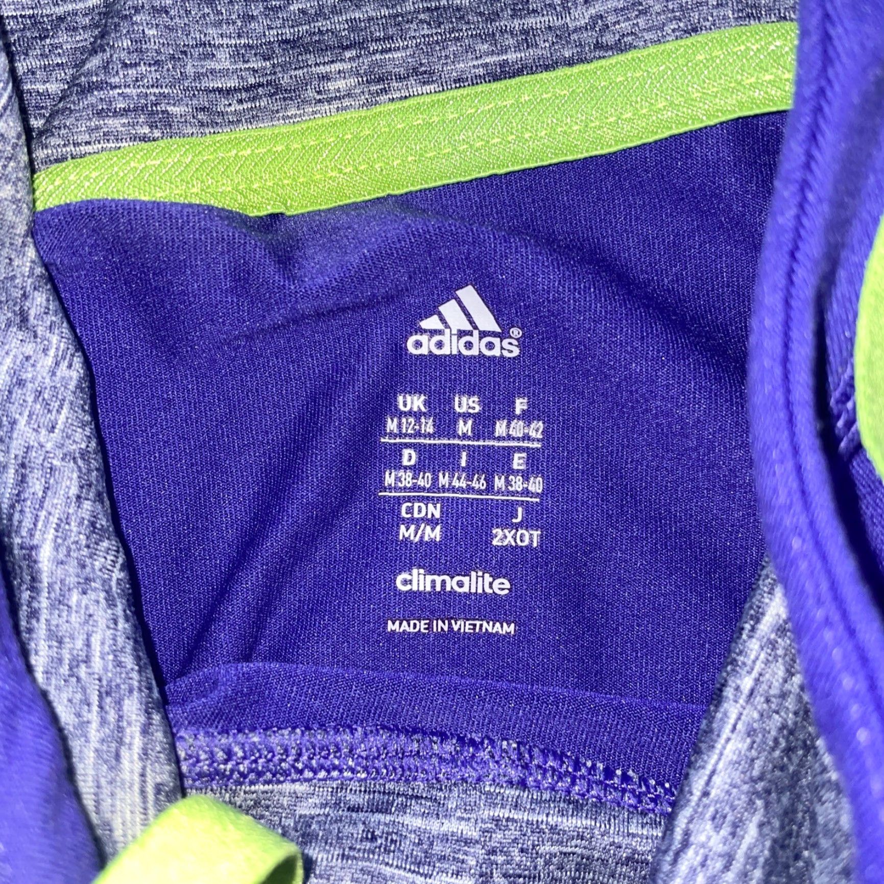 Adidas Adidas Climalite Hoodie Women's M Purple Activewear Casual Size M / US 6-8 / IT 42-44 - 3 Thumbnail