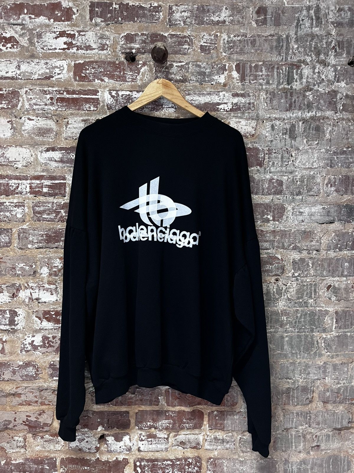 Balenciaga Balenciaga Layered Sweatshirt Black Size US L / EU 52-54 / 3 - 1 Thumbnail