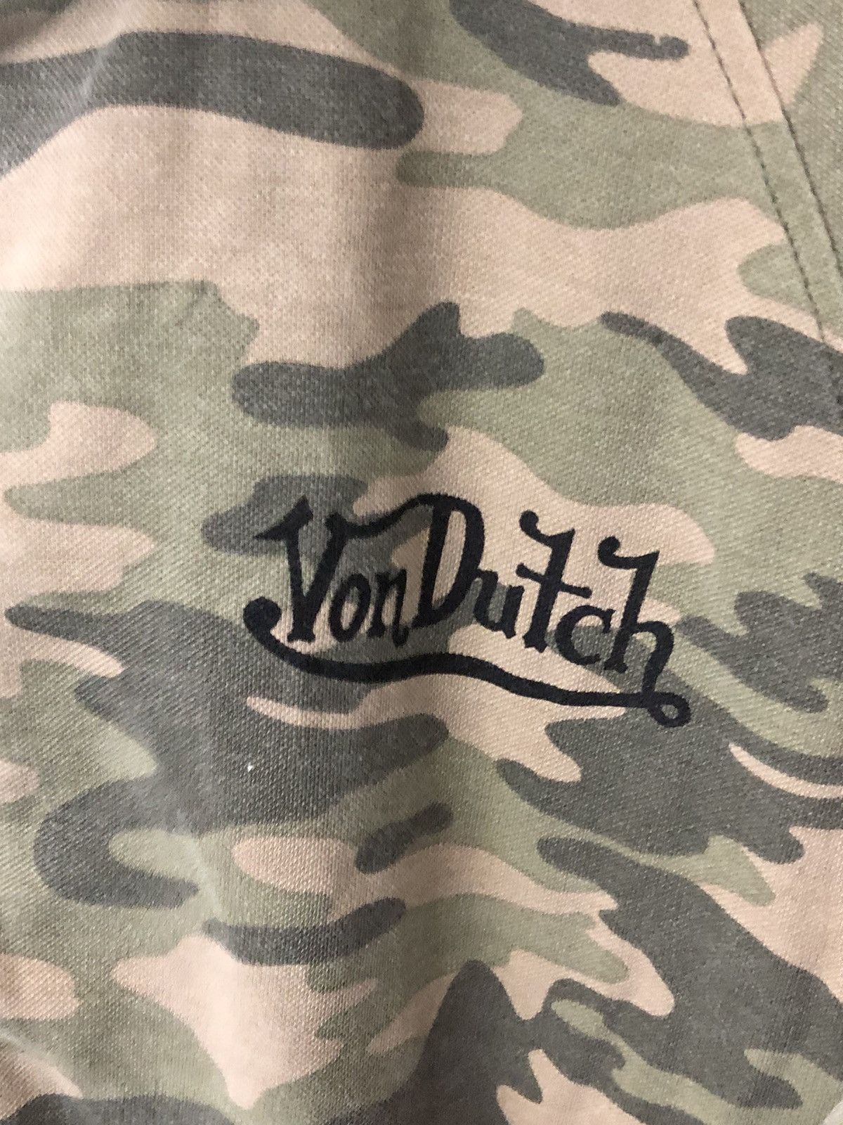 Vintage × Von Dutch Vintage Von Dutch Camo Zipper Up Jacket Sweatshirt Size US M / EU 48-50 / 2 - 6 Thumbnail