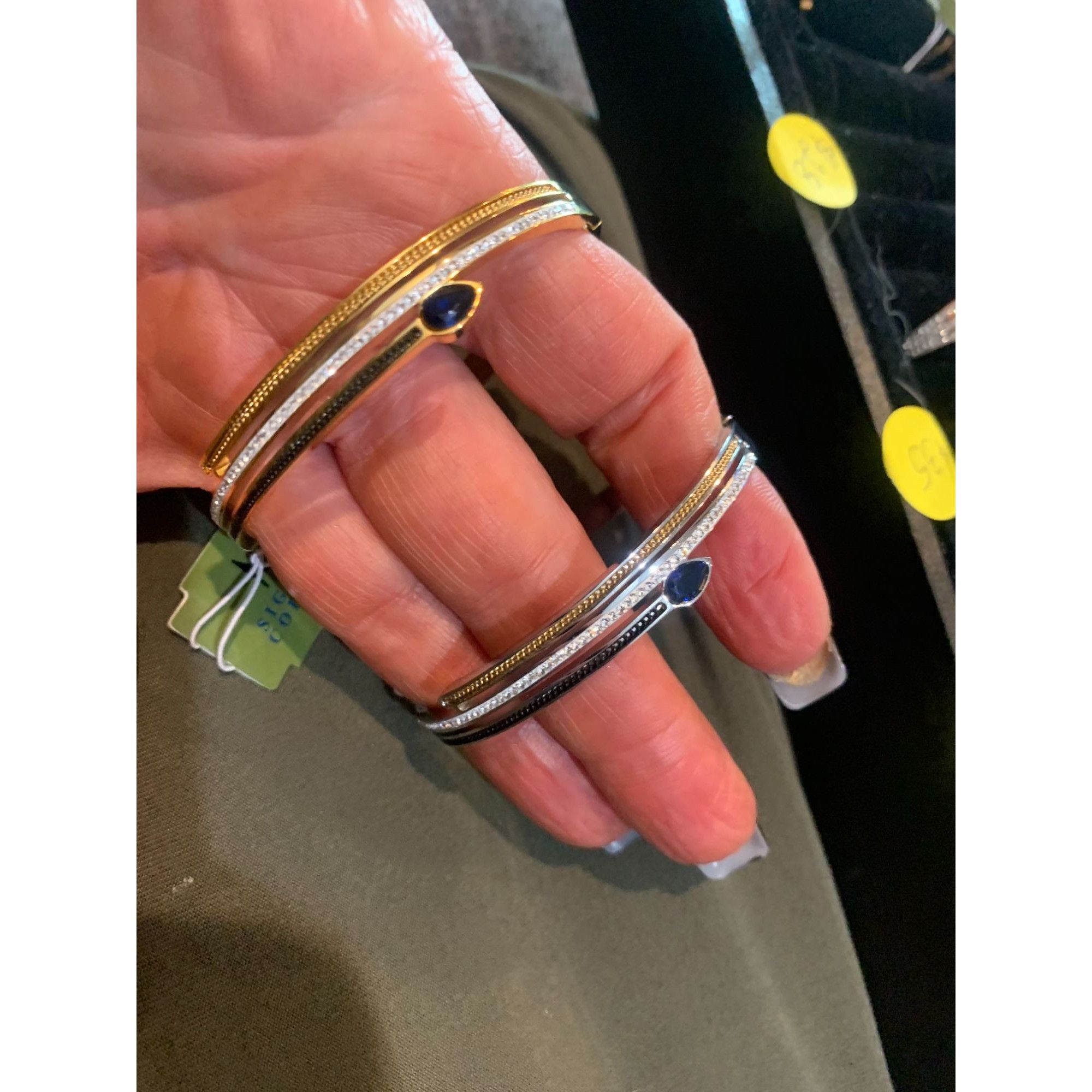 Other Stainless Steel MZ Collection Gold & Silver Tone Bangles Wit Size ONE SIZE - 2 Thumbnail