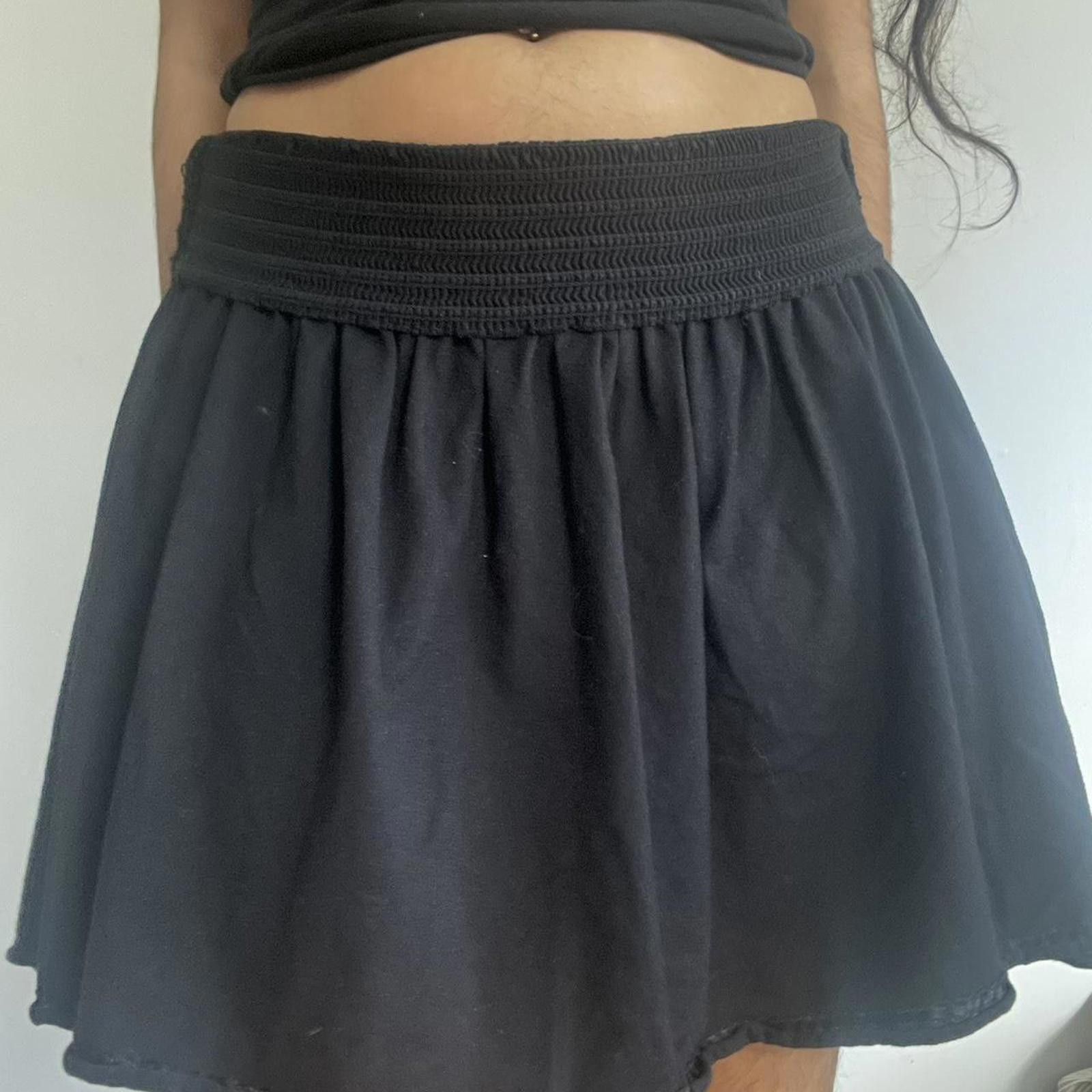 Other Black mini skirt with elastic waistband Size 32" / US 10 / IT 46 - 5 Thumbnail