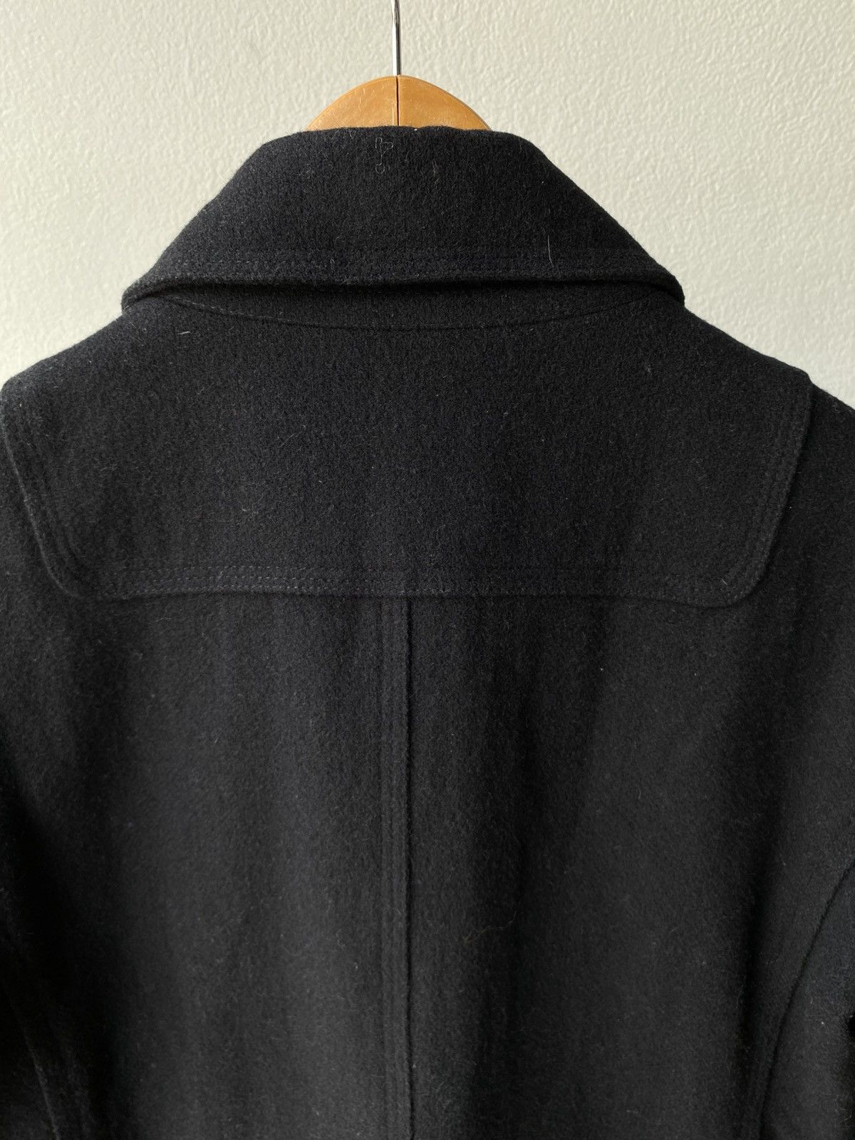 Tsumori Chisato TSUMORI CHISATO Black Double-Breasted Pea Coat Size M / US 6-8 / IT 42-44 - 14 Thumbnail
