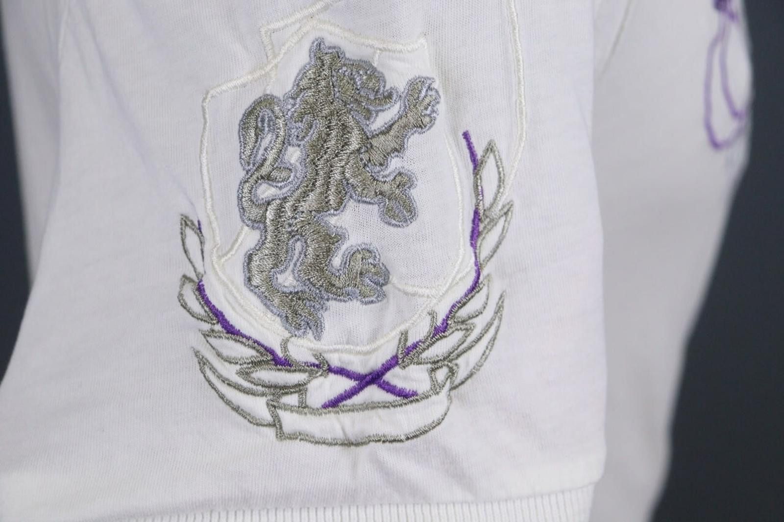 La Martina La Martina White Embroidered Popover Polo Shirt Sz M Size US M / EU 48-50 / 2 - 10 Thumbnail