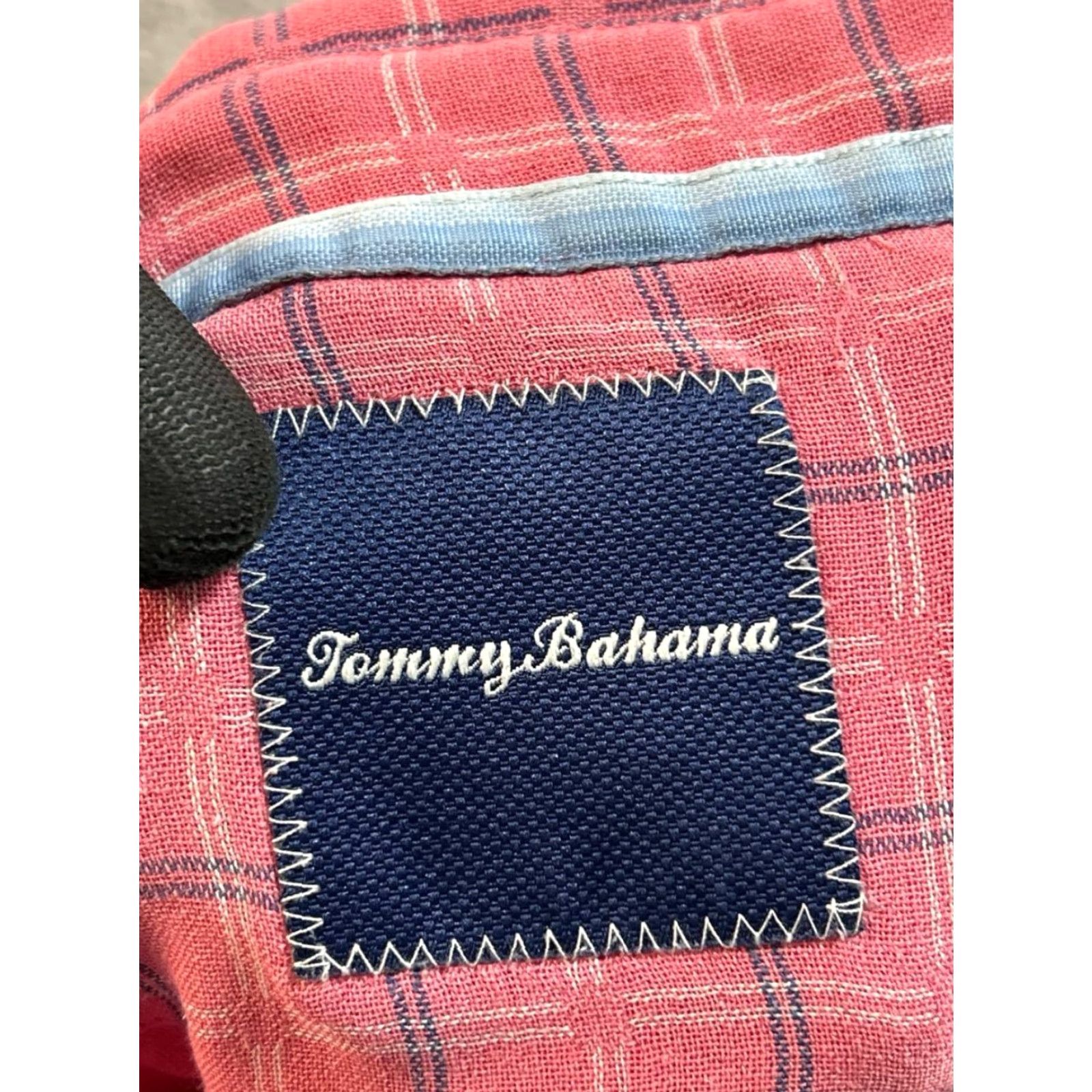 Tommy Bahama Tommy Bahama Shirt Mens XXL Pink Windowpane Check Silk Logo Button-Up Short Sleeve Casual Travel Size US XXL / EU 58 / 5 - 4 Thumbnail