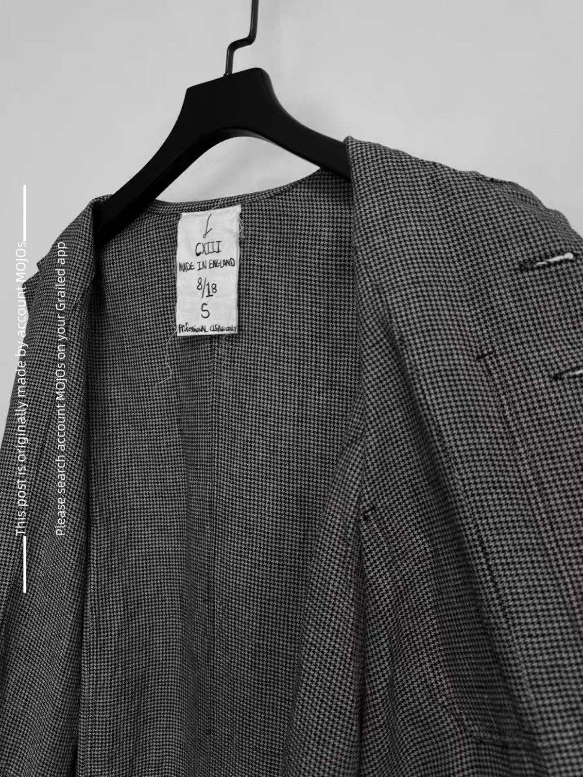 John Alexander Skelton Sz S John Alexander Skelton 23SS Hound Tooth Trench Jacket8 Size US S / EU 44-46 / 1 - 5 Thumbnail