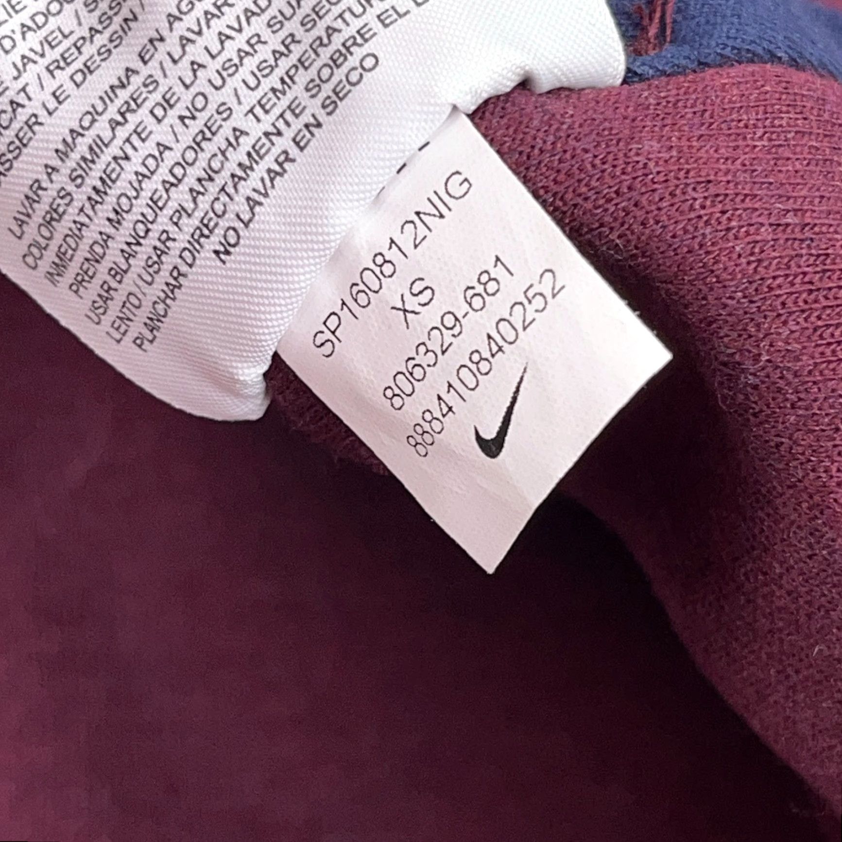 Nike Nike Tech Fleece Hoodie Women XS Marron Blue Full Zip Performance Training Run Womens Size XS / US 0-2 / IT 36-38 - 7 Thumbnail
