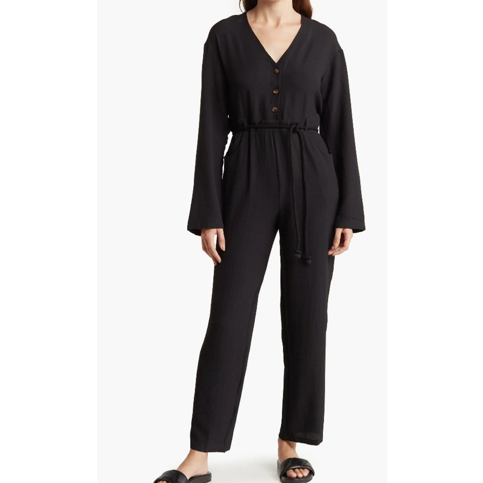 Other NWT Women's Area Stars Bella Jumpsuit, Black, Small Size 28" / US 6 / IT 42 - 1 Thumbnail