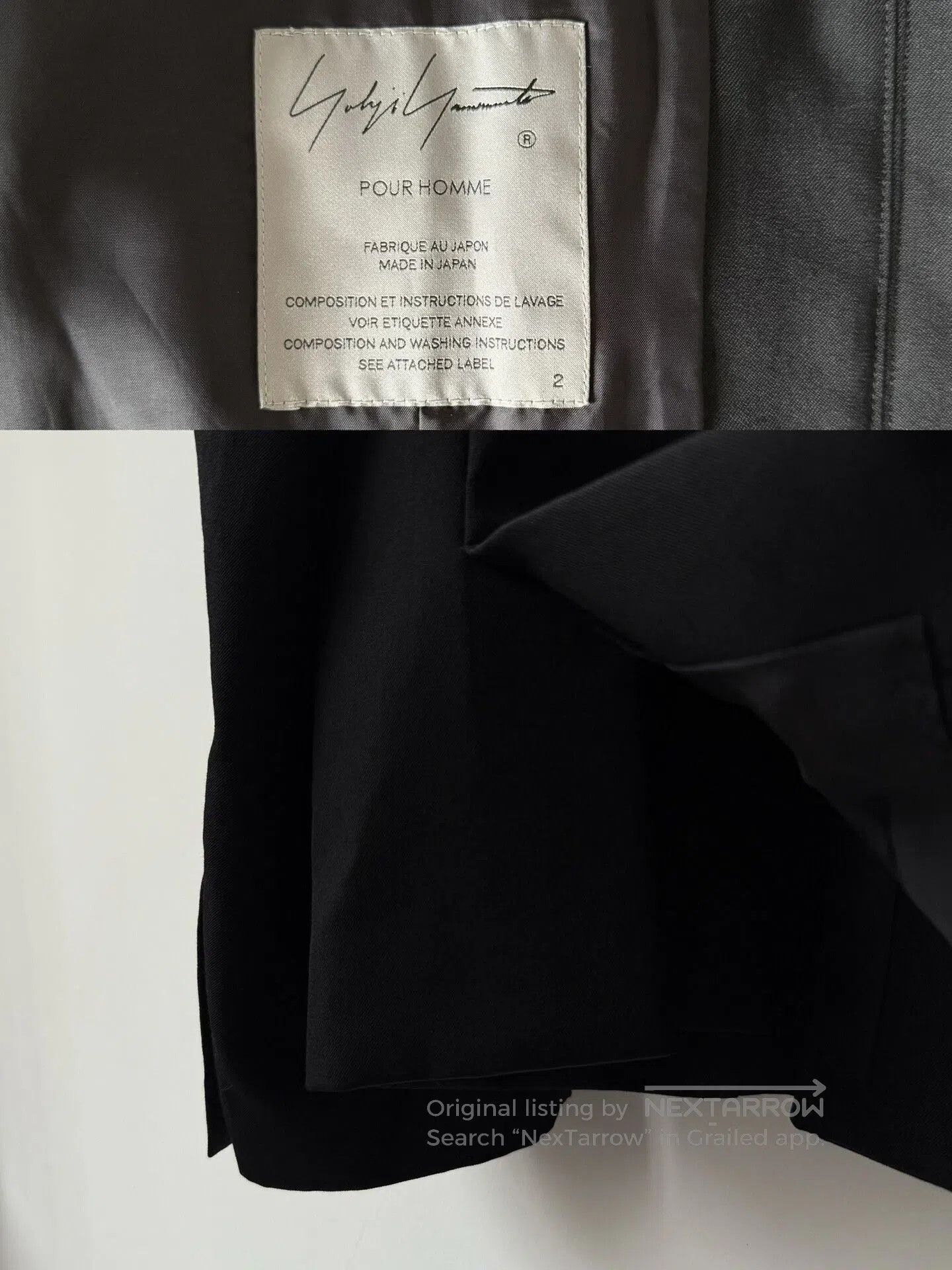 Yohji Yamamoto Yohji Yamamoto Black Wool Suit Jacket. Size US M / EU 48-50 / 2 - 5 Thumbnail