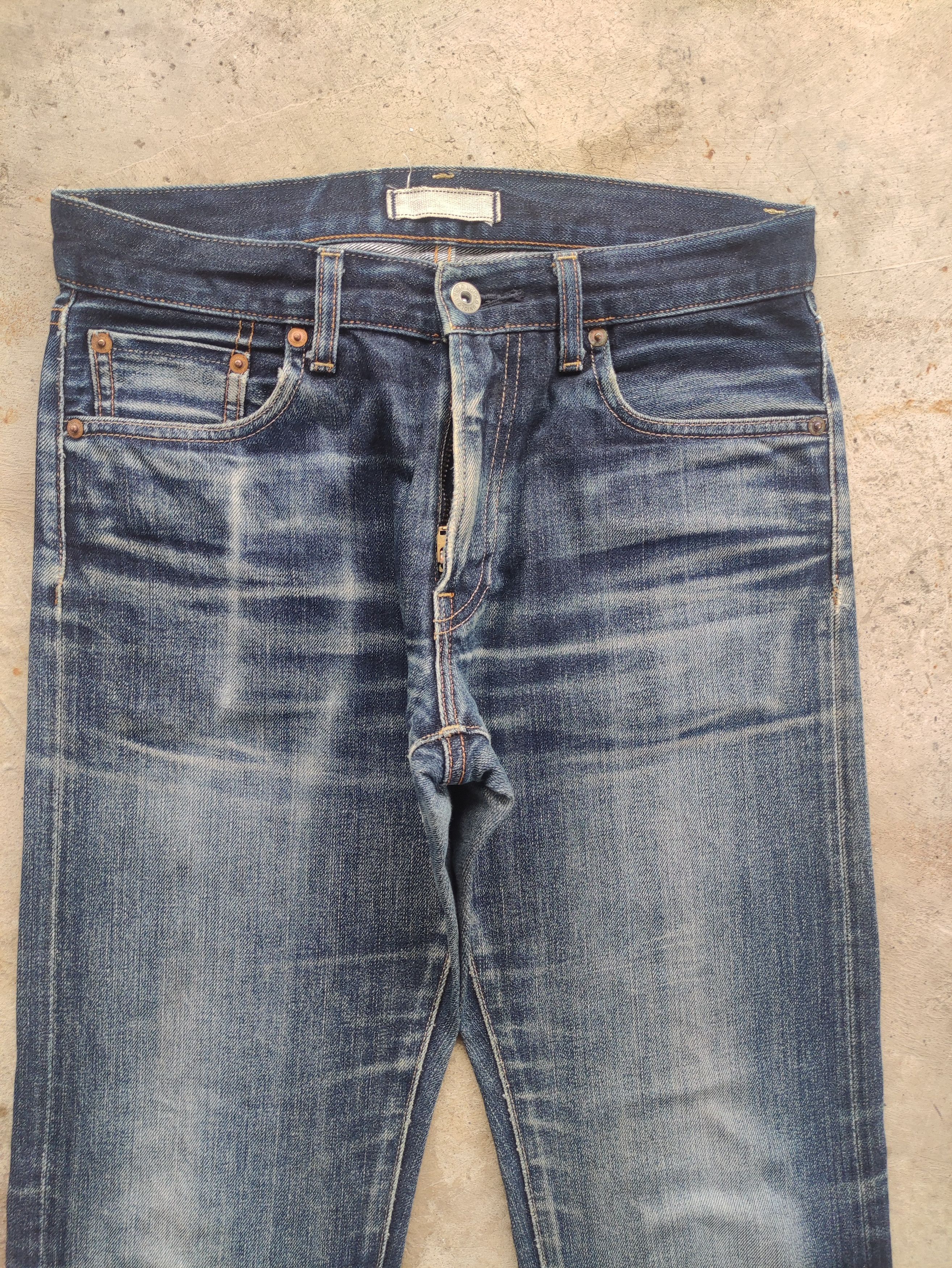 Japanese Brand Vintage Japanese Jean Distressed Faded Denim W30 Size US 30 / EU 46 - 3 Thumbnail