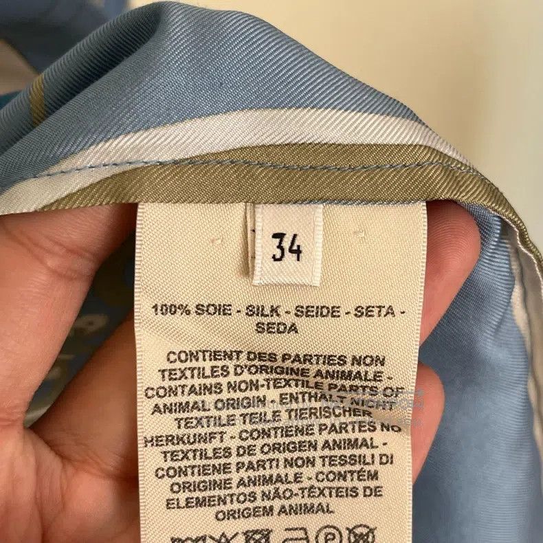 Hermes Hermes Bookplate pattern printed silk long-sleeved shirt Size XXS / US 00 / IT 34 - 6 Thumbnail