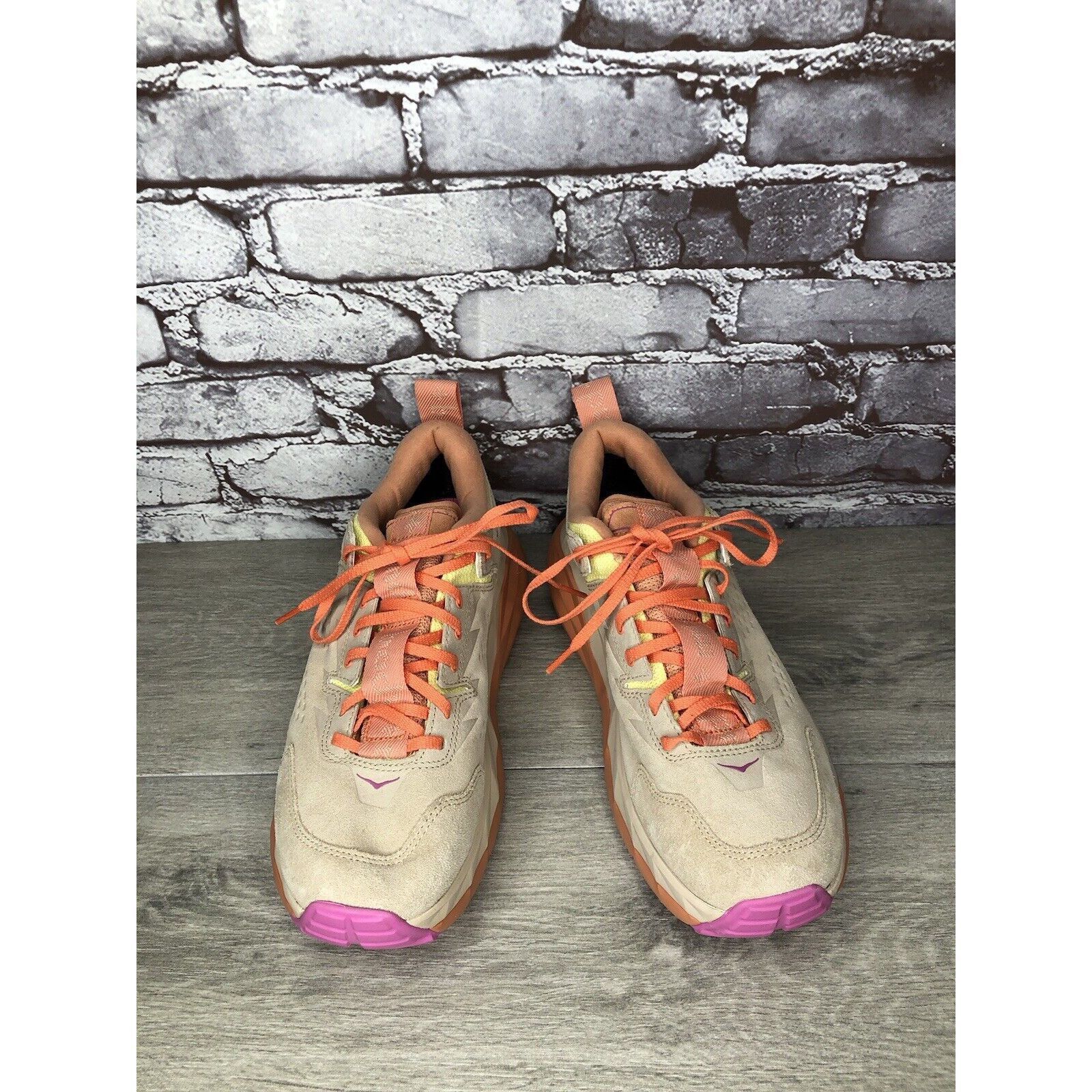 Hoka Kaha Low GTX Mental Health Hiking Sand Sun Baked Orange
