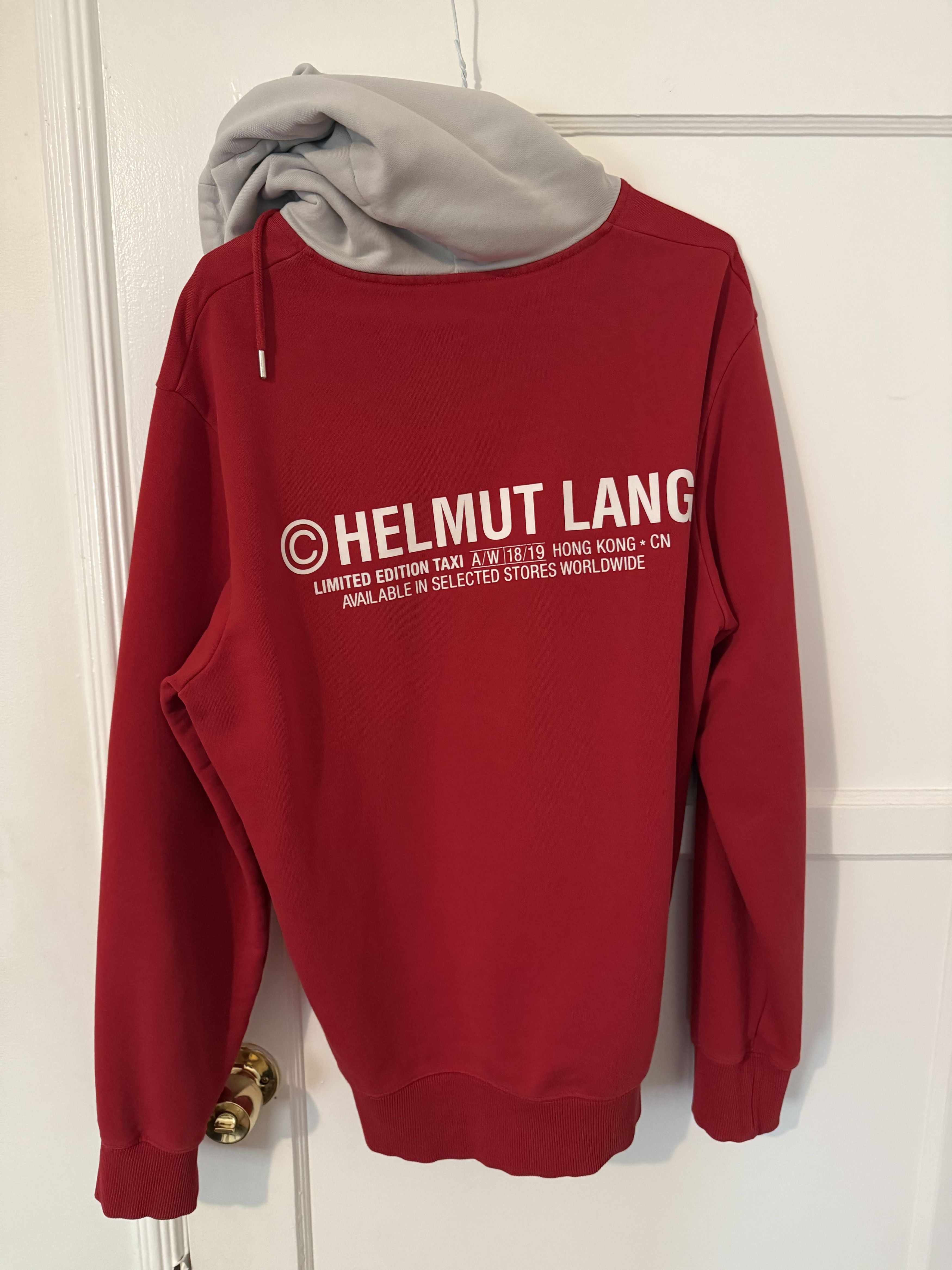 Helmut Lang Helmut Lang Red Taxi Hoodie Size US L / EU 52-54 / 3 - 2 Thumbnail