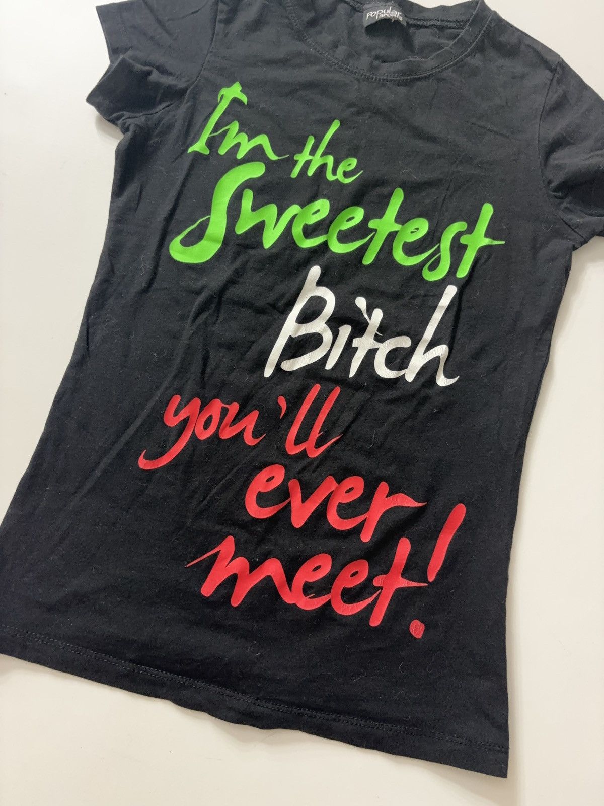 Vintage HUMOR Y2K PRINTED VINTAGE 00s TEE T-SHIRT Size M / US 6-8 / IT 42-44 - 2 Thumbnail