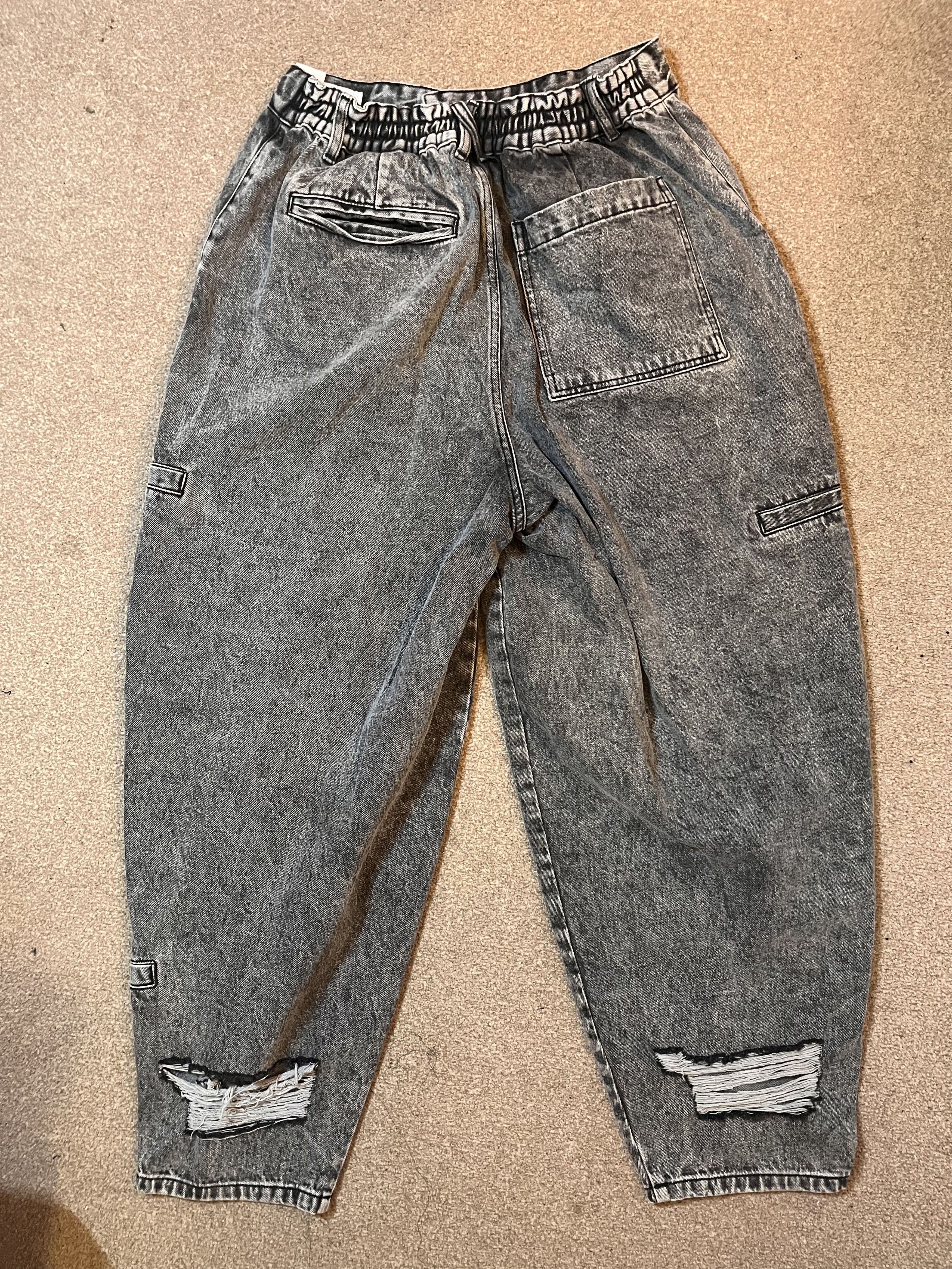 Vintage XTONZ distressed wide baggy jeans Size US 32 / EU 48 - 2 Thumbnail