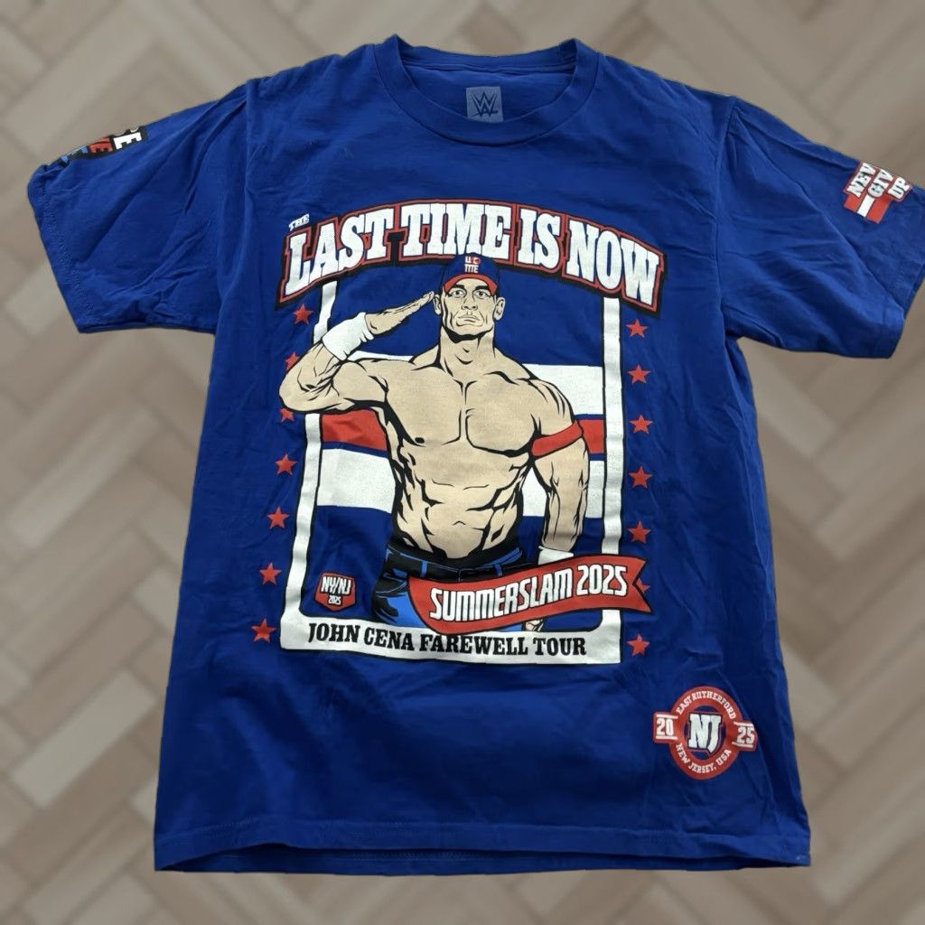 Vintage WWE The Last Time Is Now John Cena Short Sleeve T Shirt Mens S Blue Size US S / EU 44-46 / 1 - 1 Thumbnail
