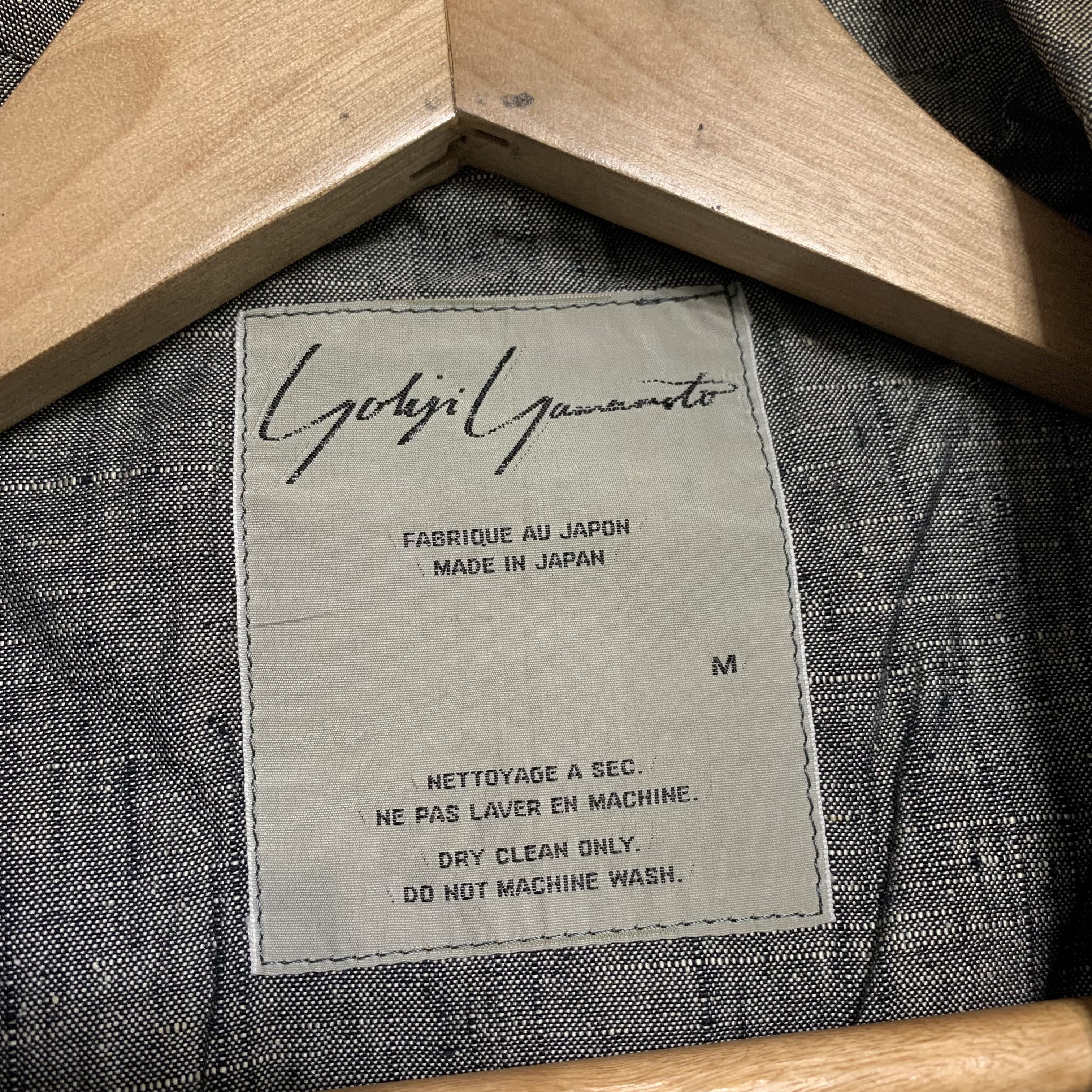Yohji Yamamoto Vintage 80s Yohji Yamamoto SIgnature Silk Coat Blazer Size M / US 6-8 / IT 42-44 - 13 Thumbnail