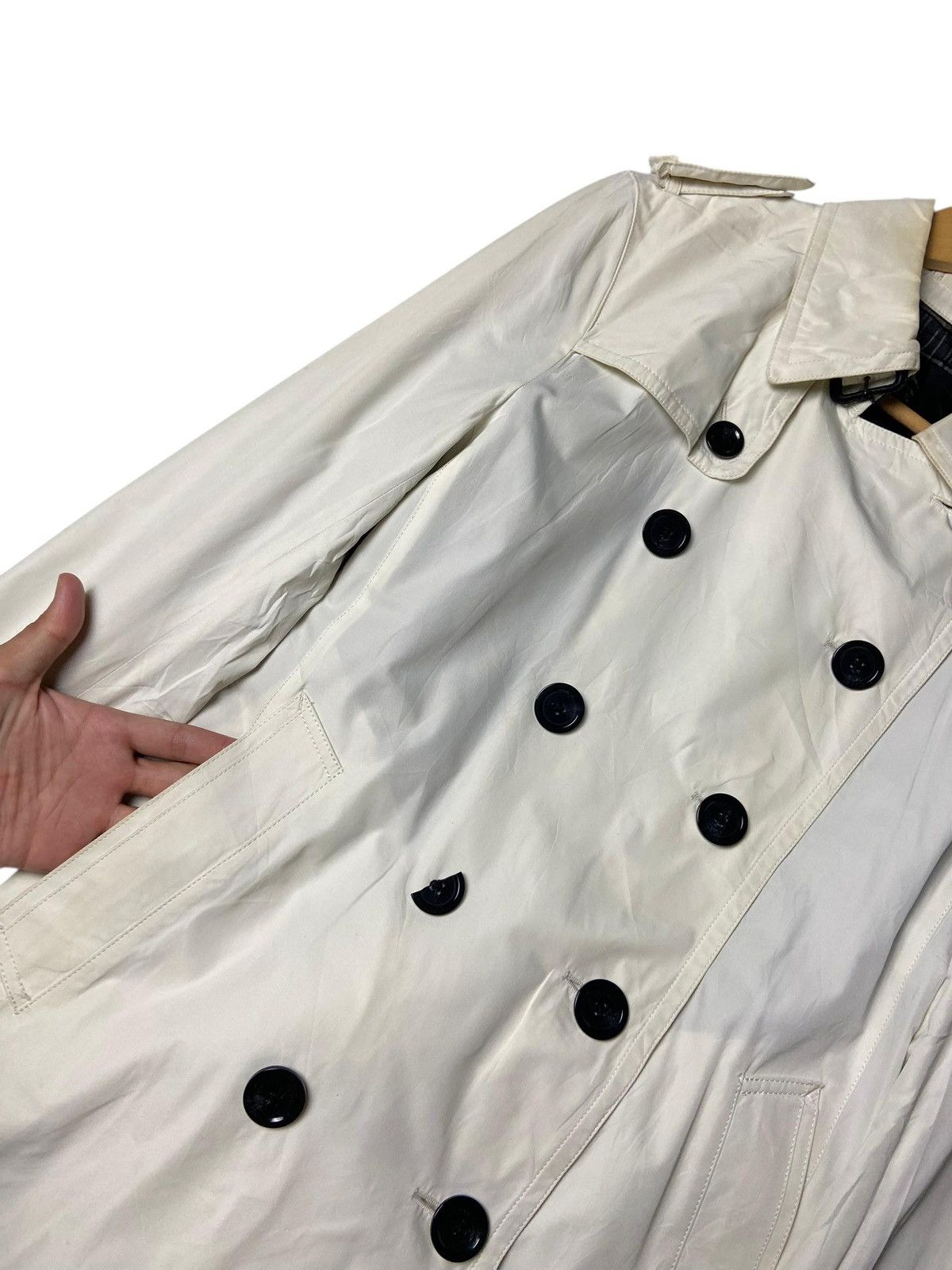 Burberry Burberry Black Label Double Breasted Trench Coat (140) Size US XXS / EU 40 - 4 Thumbnail