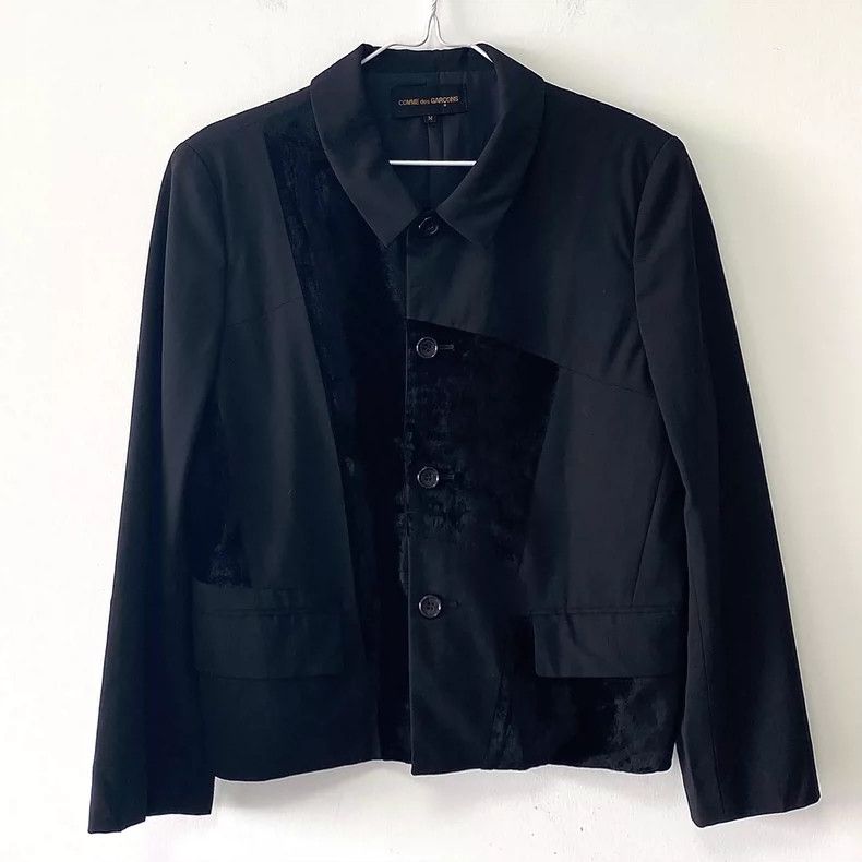 Comme des Garcons Comme des Garcons Spliced material small suit jacket Size M / US 6-8 / IT 42-44 - 1 Thumbnail