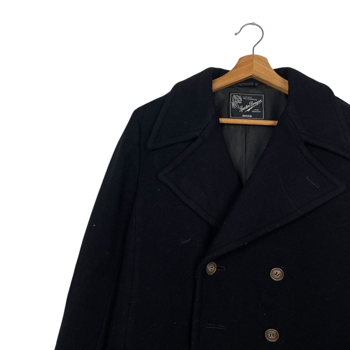 Zucca Zucca Double Breasted Wool Coat Size US M / EU 48-50 / 2 - 6 Thumbnail