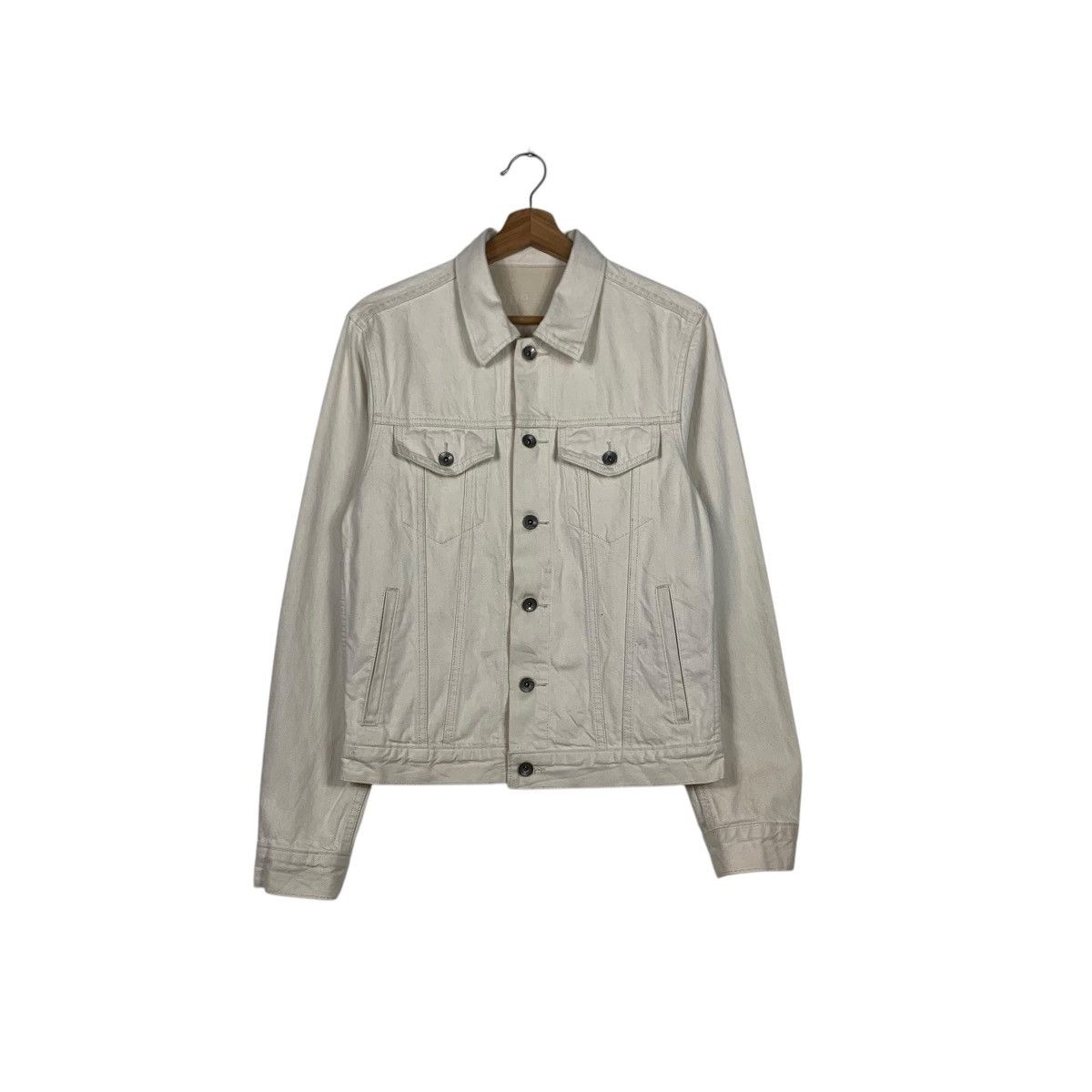 Gap GAP Spring 14 White Cream Denim Jacket #1936-C84 Size US XS / EU 42 / 0 - 1 Thumbnail