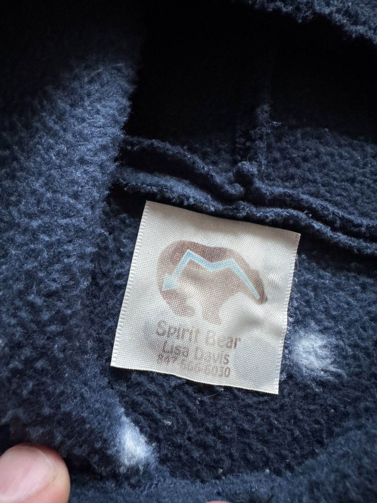 Vintage Vintage Fleece Spirit Bear Nature AOP Hoodie Size L Size US L / EU 52-54 / 3 - 4 Thumbnail