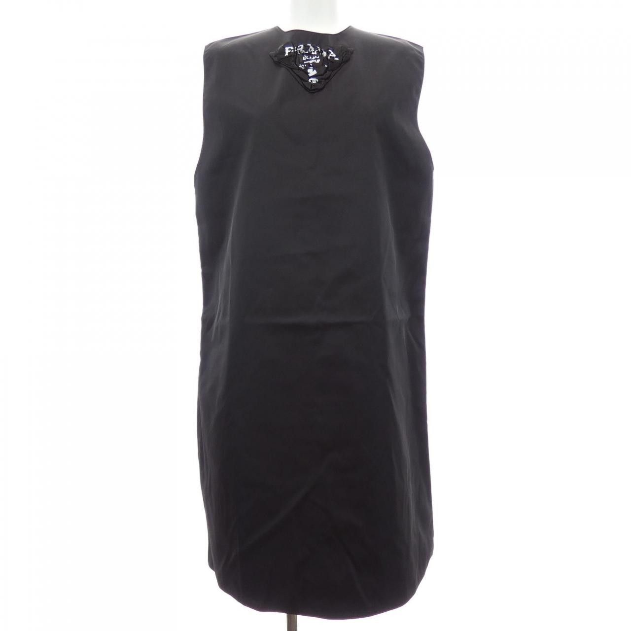 Prada Prada Prada Triangle Logo RE-NYLON Dress Textile Dresses 230652 S211 1WQ8 DUTY FREE for USA Size ONE SIZE - 1 Thumbnail