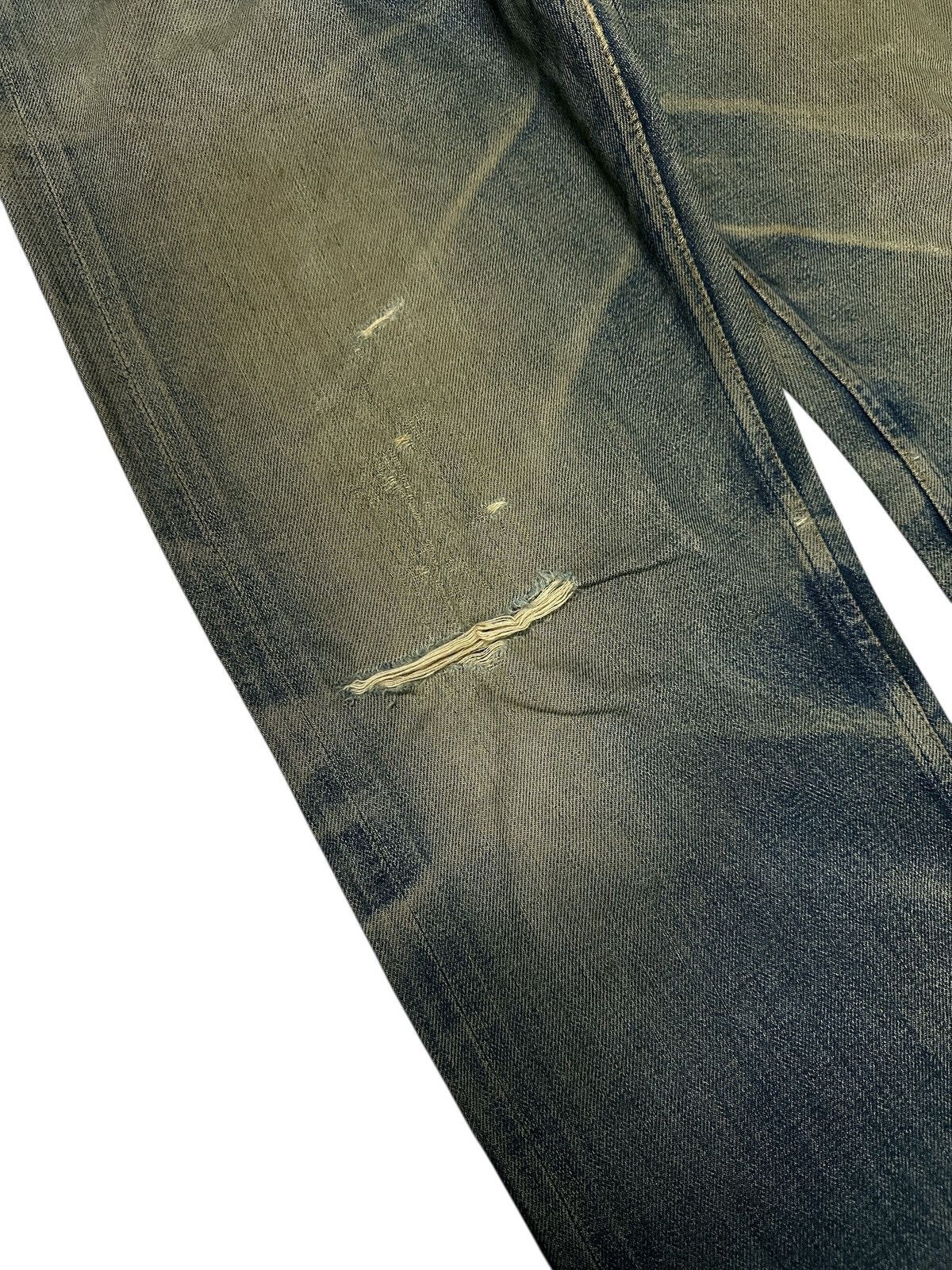 Japanese Brand Vintage Japanese Brand A.P.C Distress Trash Denim. Size US 32 / EU 48 - 9 Thumbnail