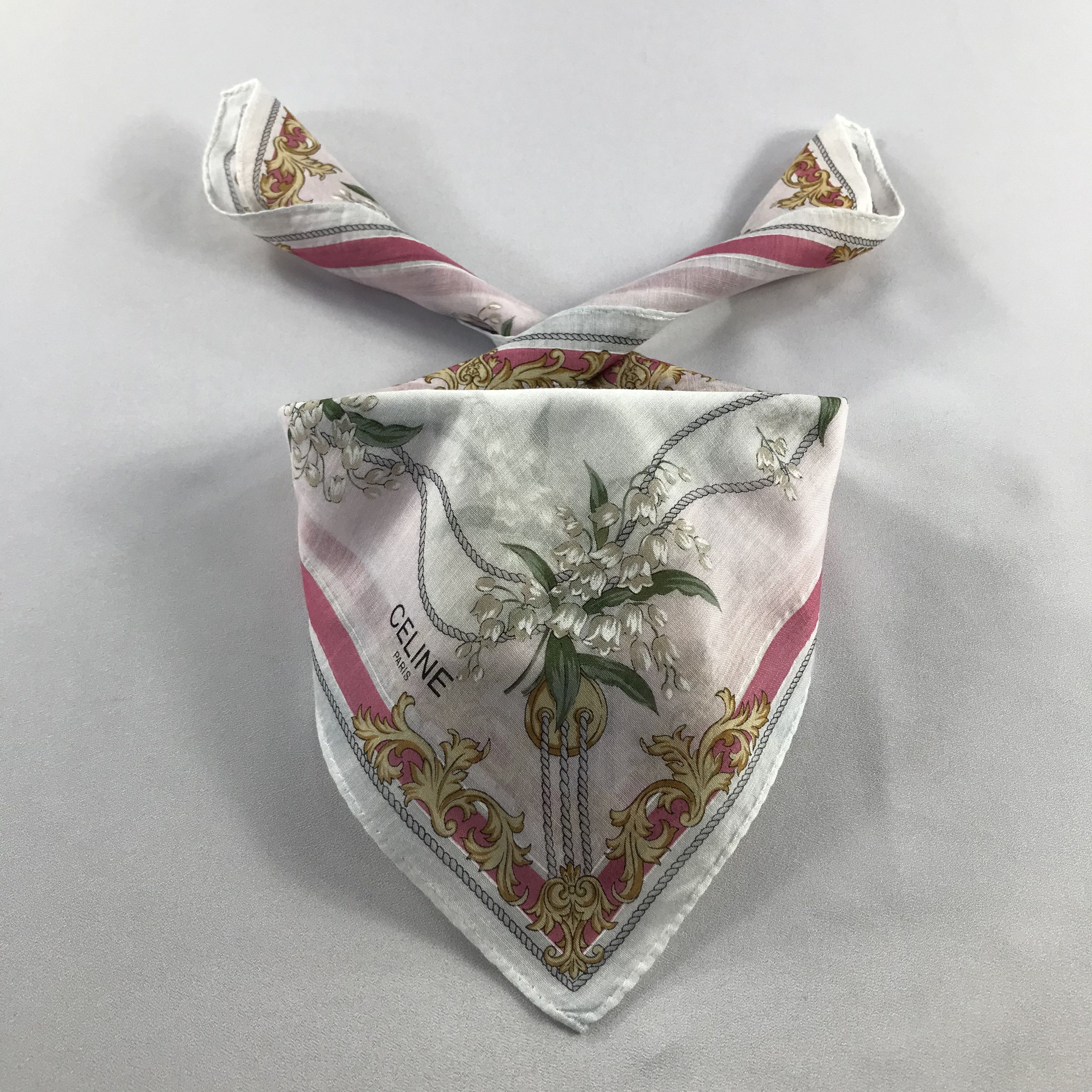 Celine Celine Handkerchief / Bandana / Neckerchief C720 Size ONE SIZE - 1 Thumbnail