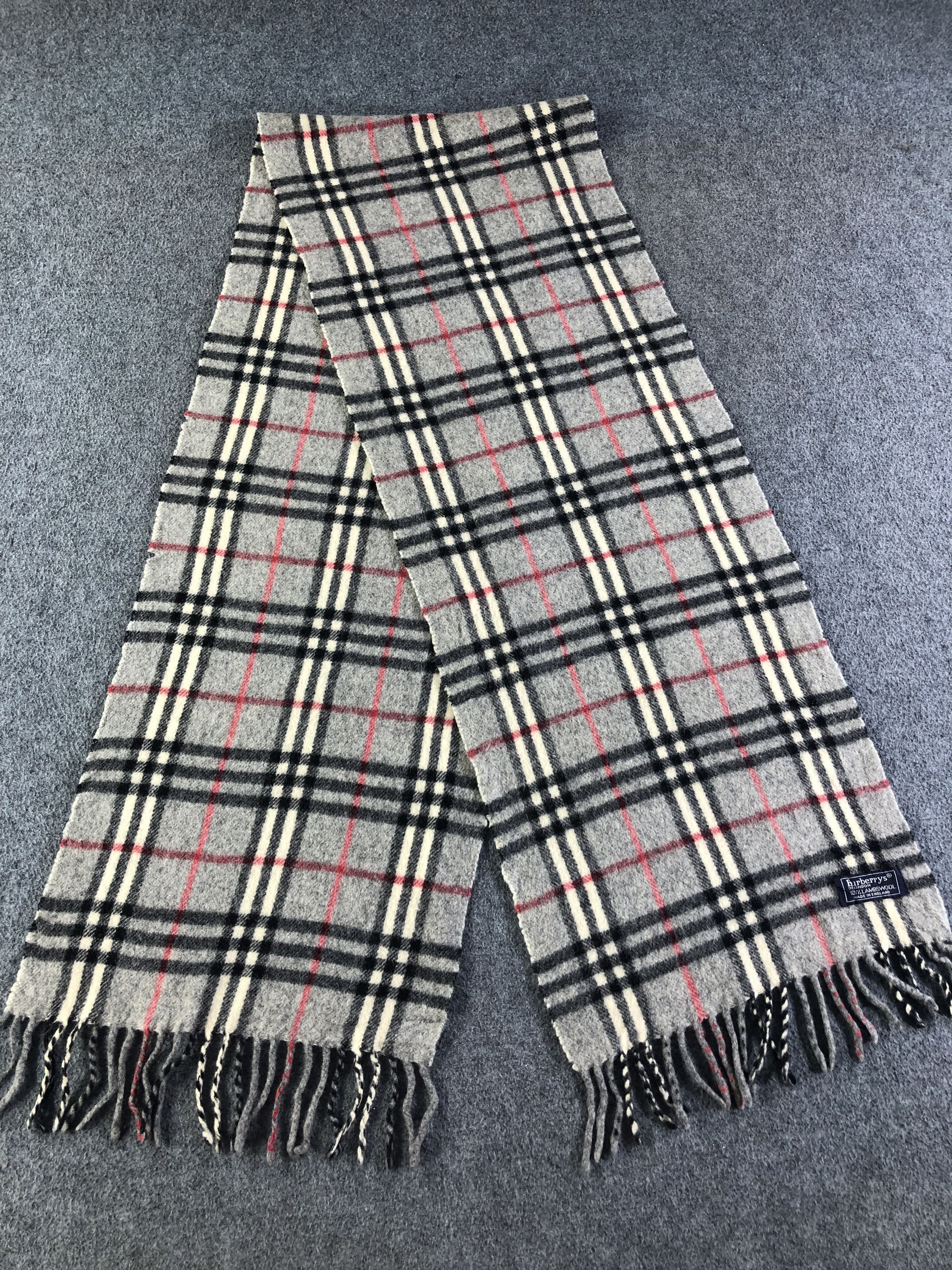 Burberry Burberry Lambswool Scarf / Muffler / Neckwear SS1425 Size ONE SIZE - 8 Thumbnail