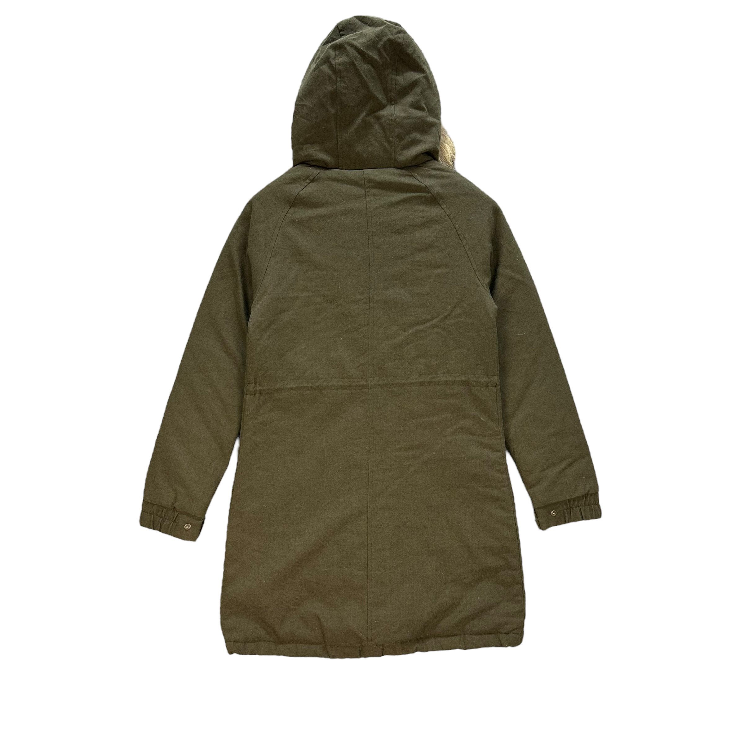 Ford FORD MILLS Raccoon Fur Hooded Wool Parka #A24-0552 Size XS / US 0-2 / IT 36-38 - 11 Thumbnail