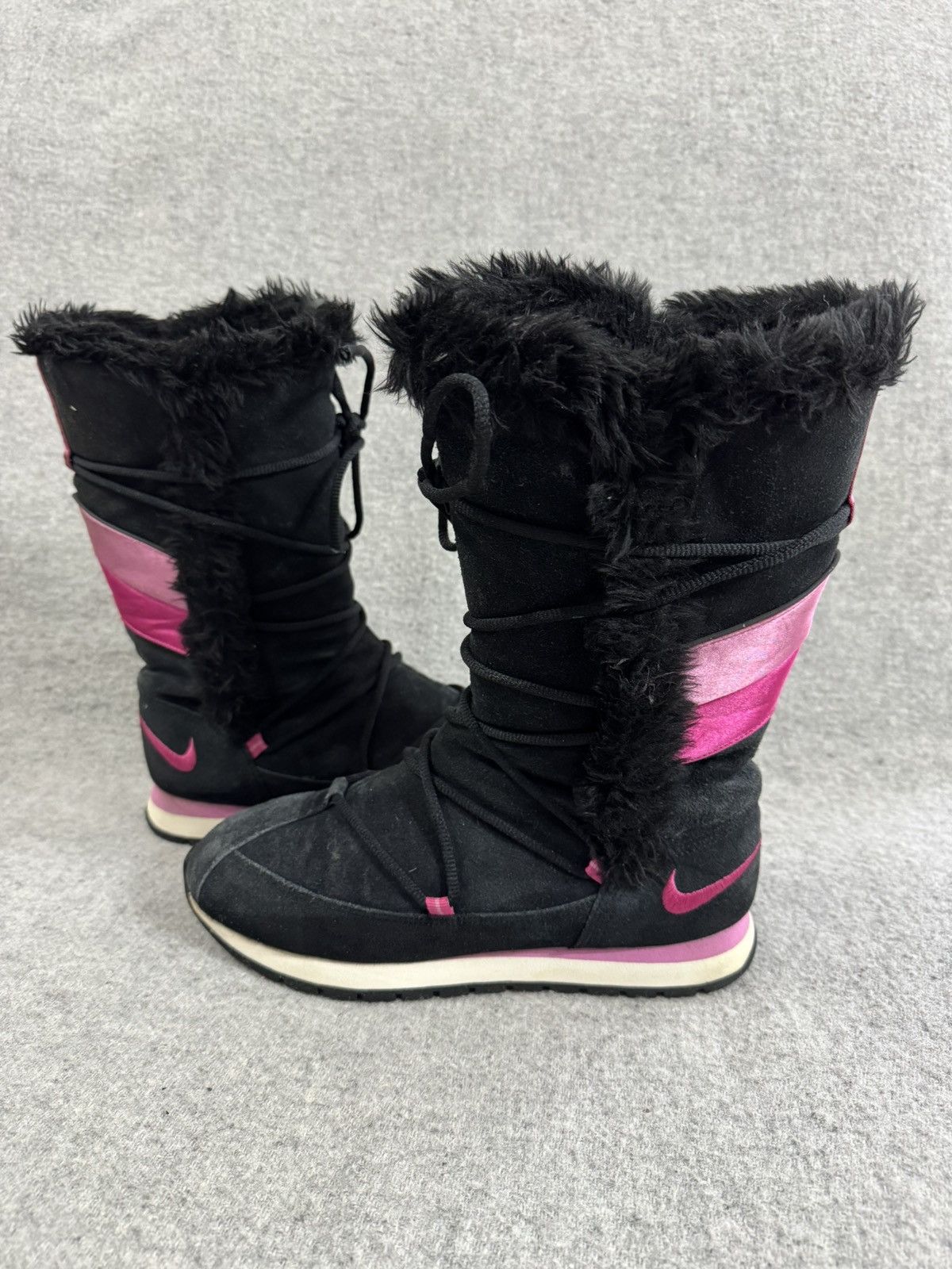 Nike Nike Winter Suede Faux Fur Boots Japan Y2K Trim 40,5 Size US 9 / IT 39 - 2 Thumbnail