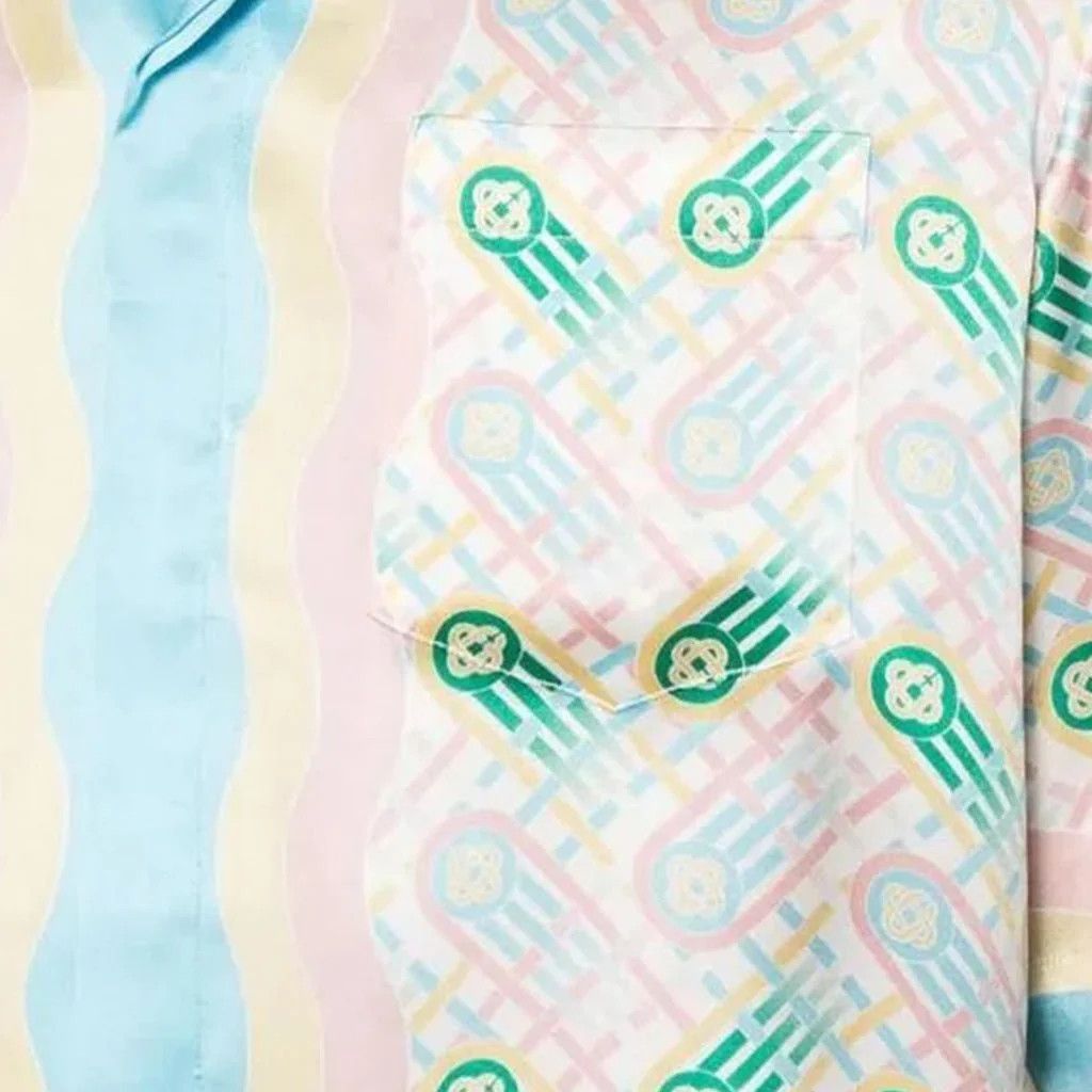 Casablanca o1mle0326 Cuban Collar Short Sleeve Shirt Ping Pong print Size US S / EU 44-46 / 1 - 3 Thumbnail