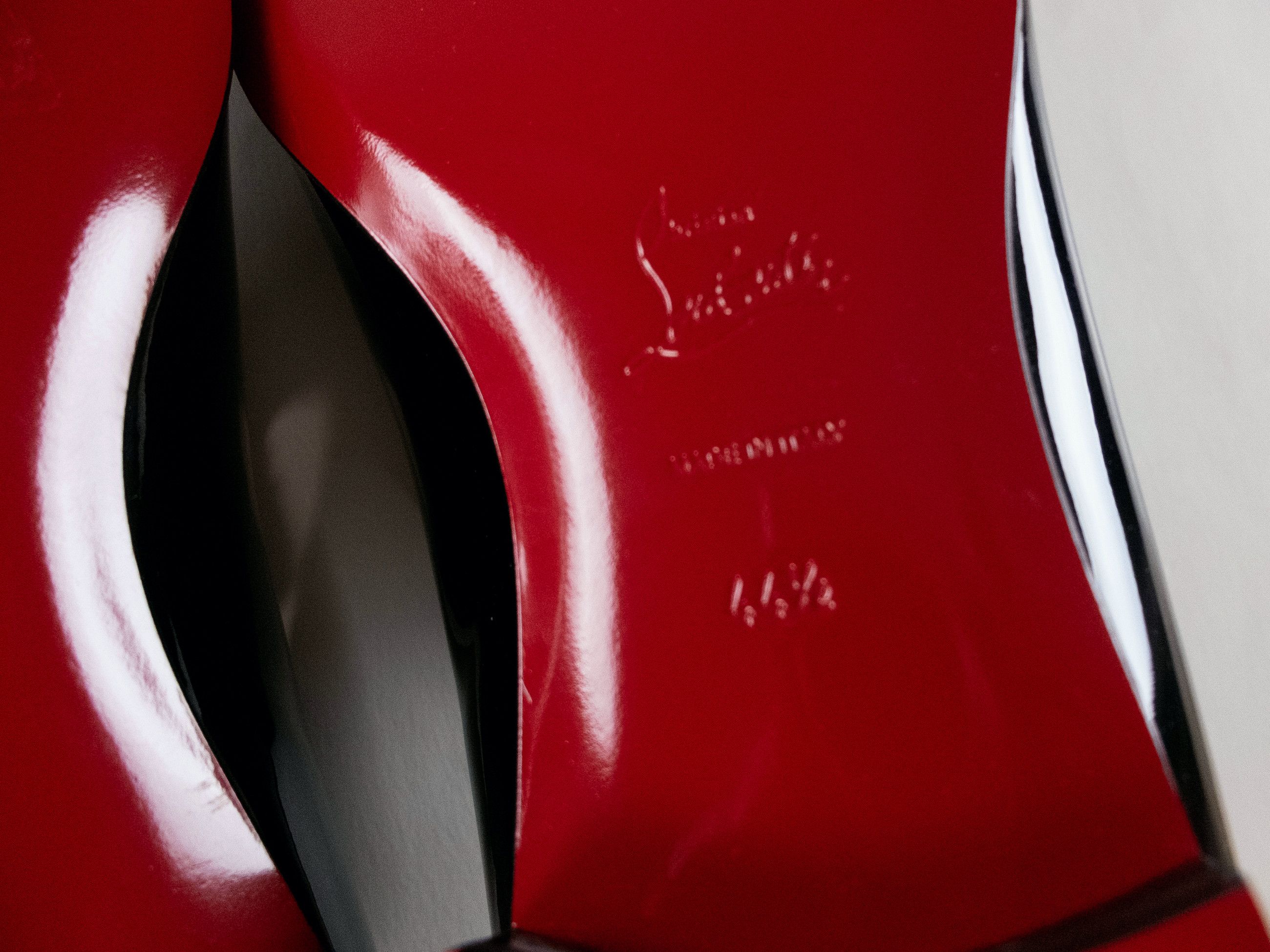 Christian Louboutin CHRISTIAN LOUBOUTIN Dandy Chick black patent leather shoes Size US 11.5 / EU 44-45 - 11 Thumbnail