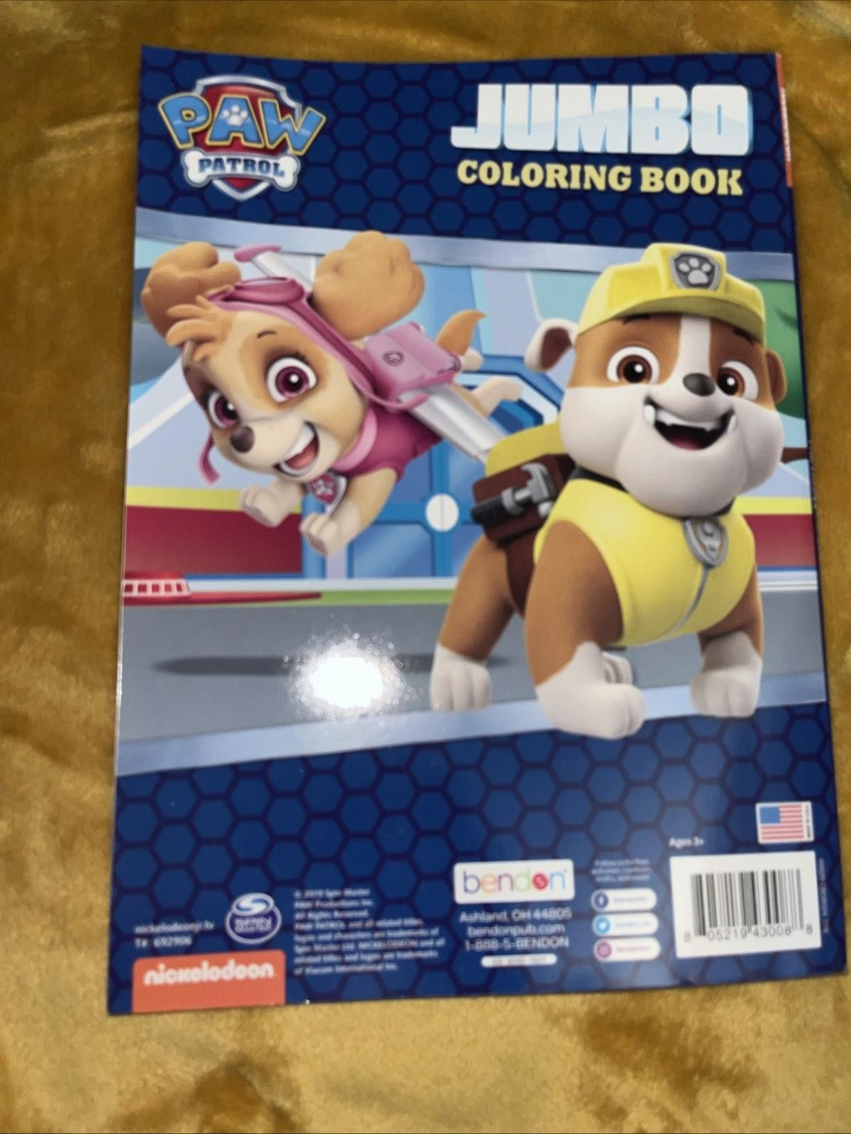 Other Paw Patrol Jumbo Activity Book Nickelodeon Heroes Unleashed Size ONE SIZE - 5 Thumbnail