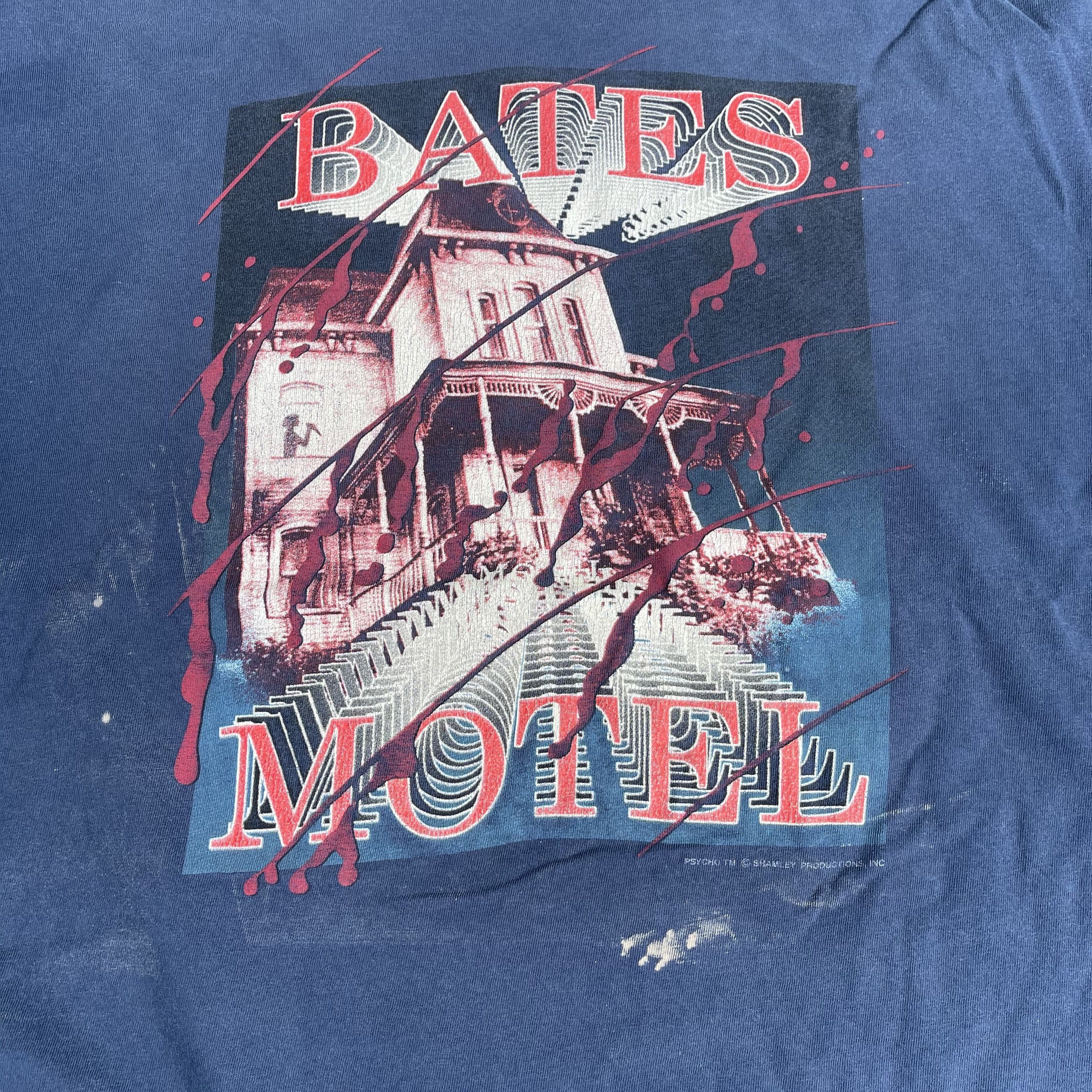 Vintage Vintage 90s Psycho Bates Motel T-shirt Horror Movie Tee Size US XXL / EU 58 / 5 - 3 Thumbnail
