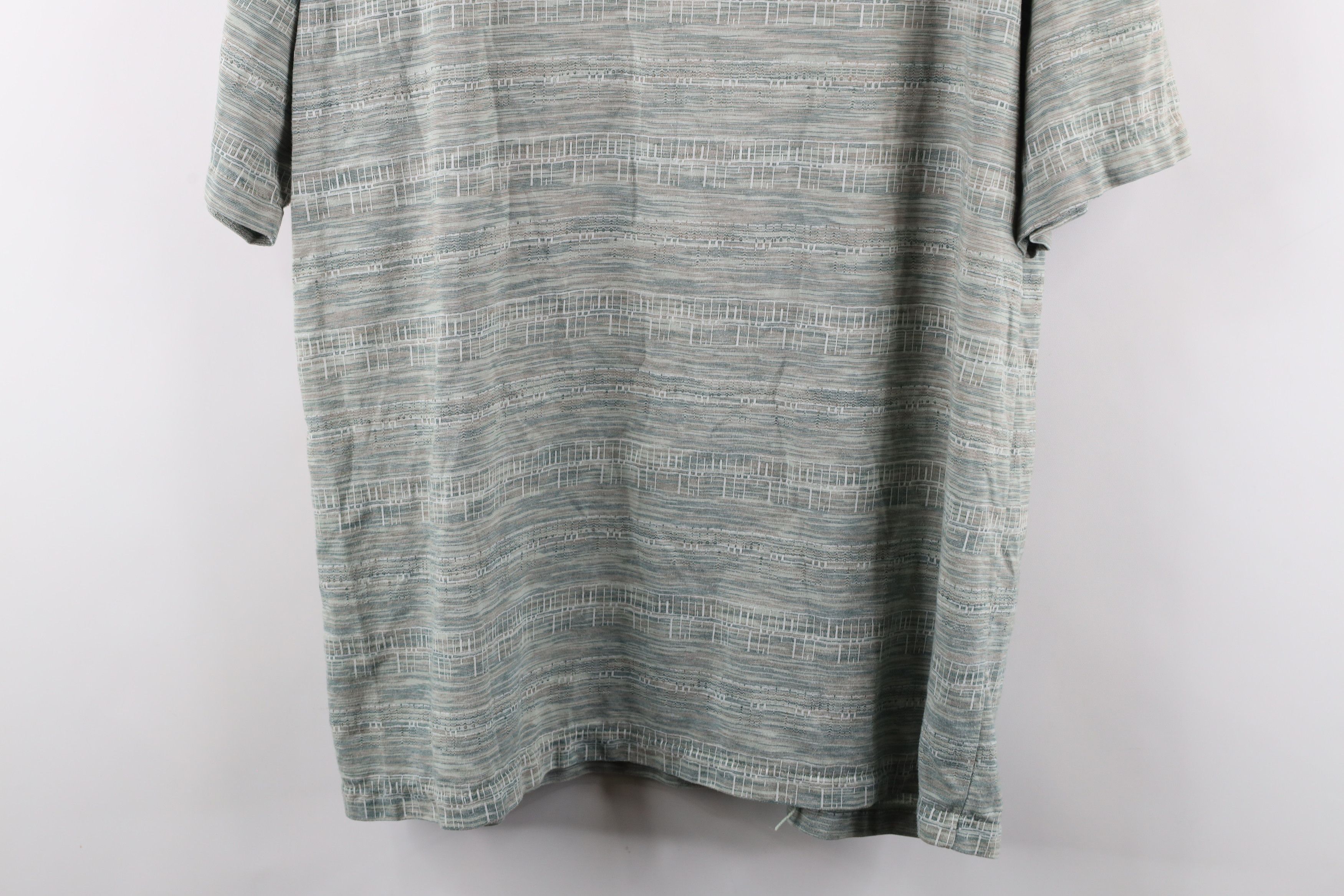 Vintage Vintage 90s Streetwear Striped Knit Collared Golf Polo Shirt Size US L / EU 52-54 / 3 - 12 Thumbnail